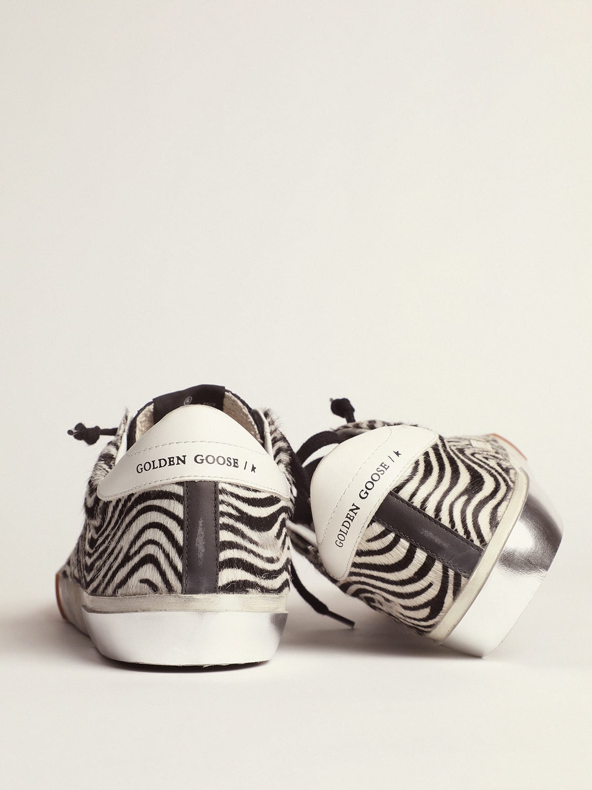 Golden goose deals zebra sneakers