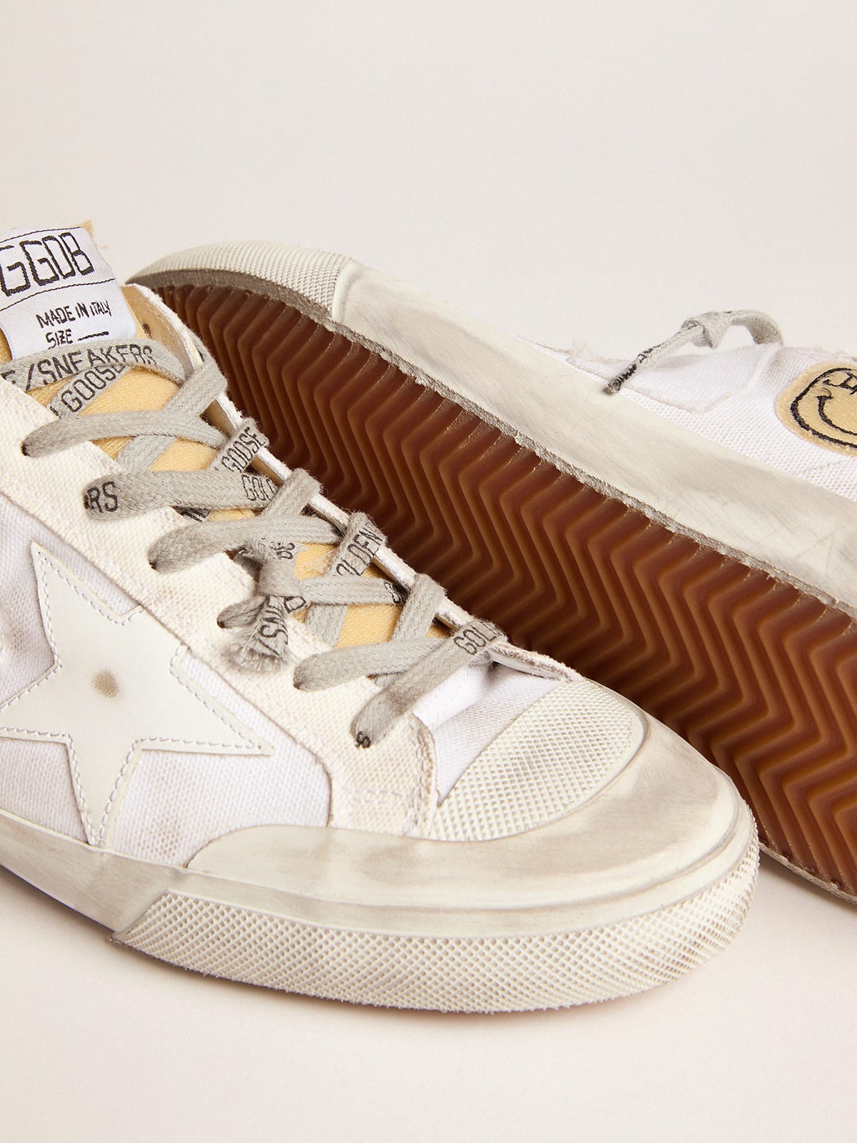 Golden goose canvas store shoes