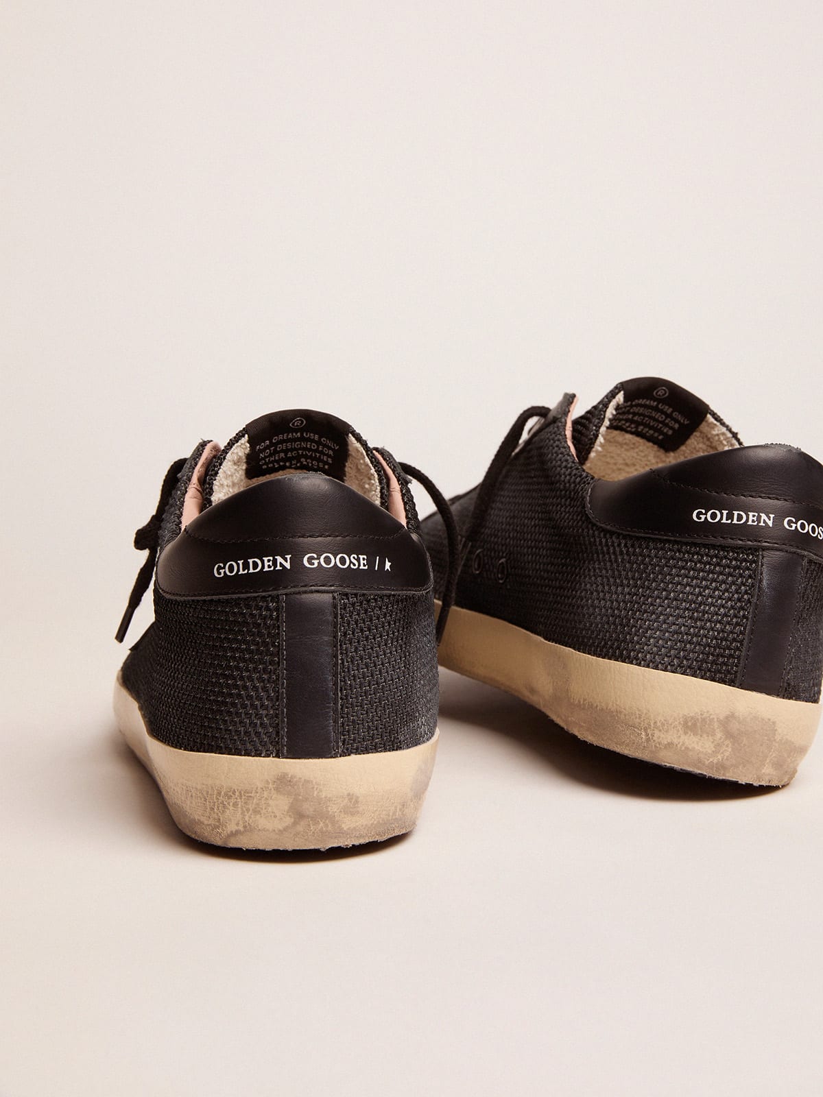 Golden goose superstar hot sale mesh sneakers