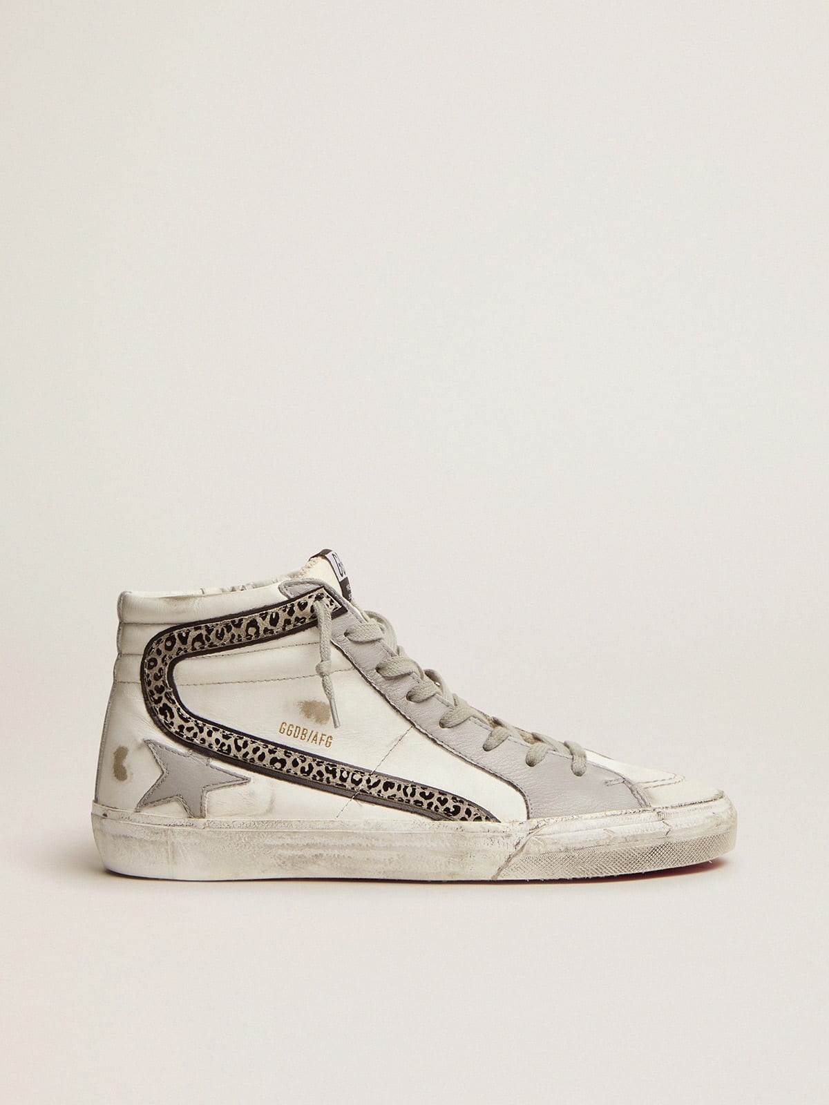 Golden goose store slide white