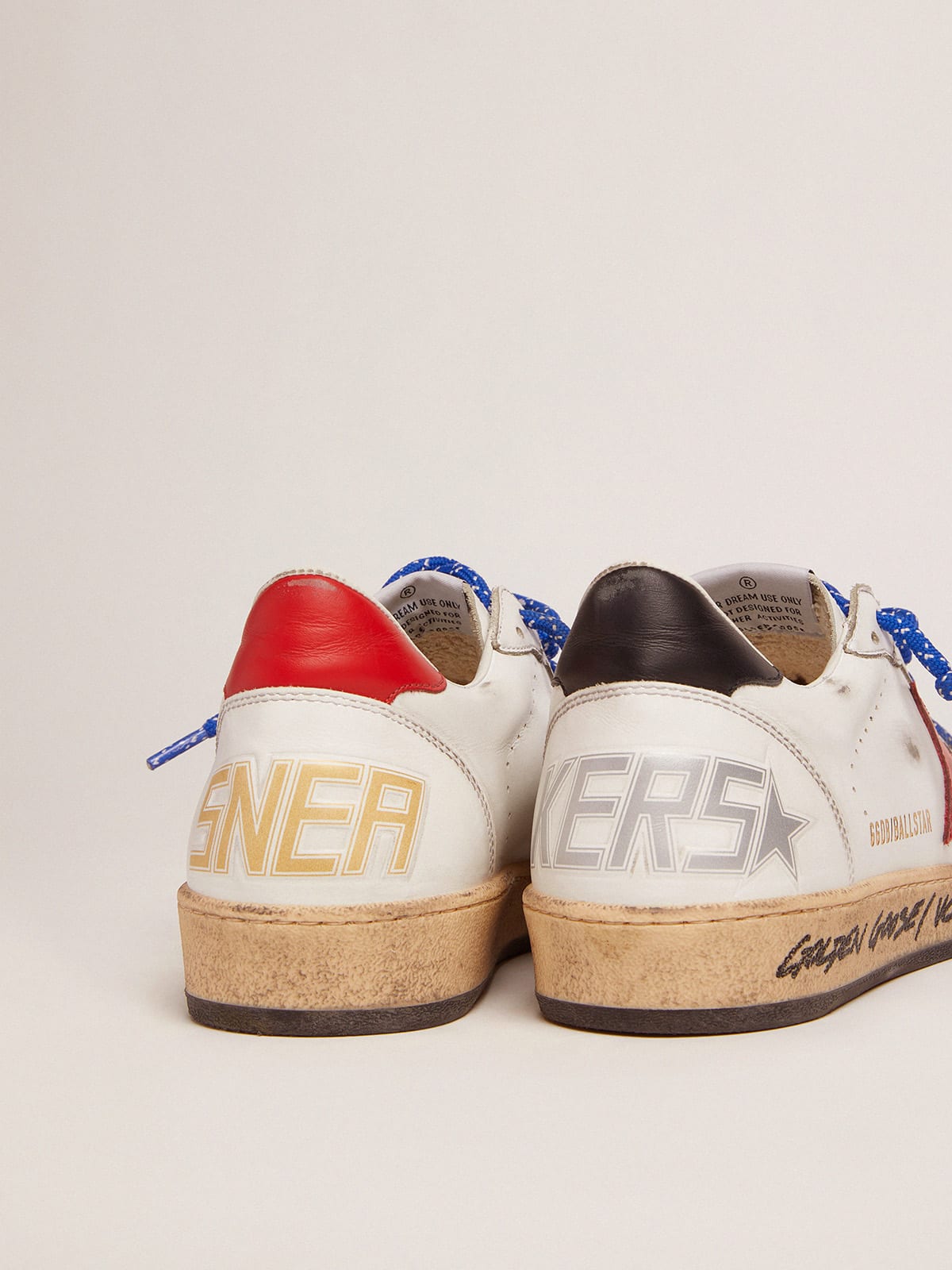 Golden goose sneakers red on sale star