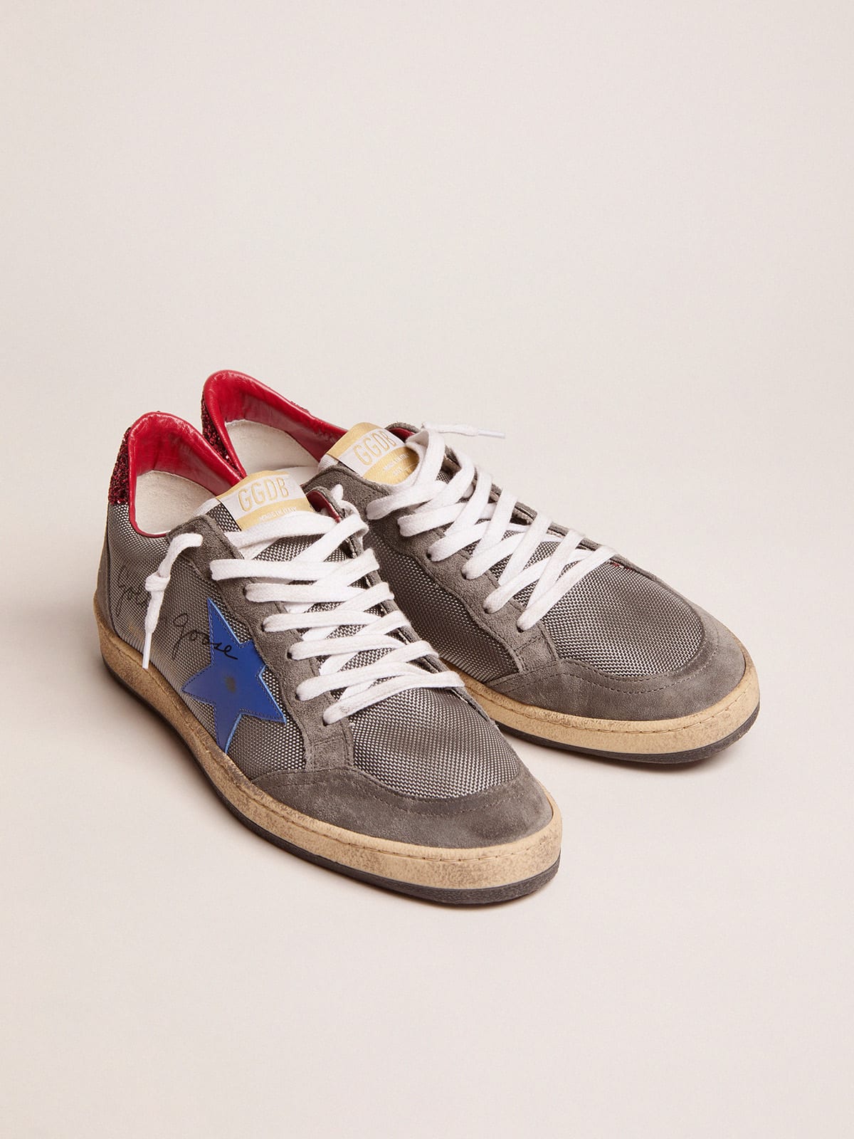 Golden goose hot sale red glitter