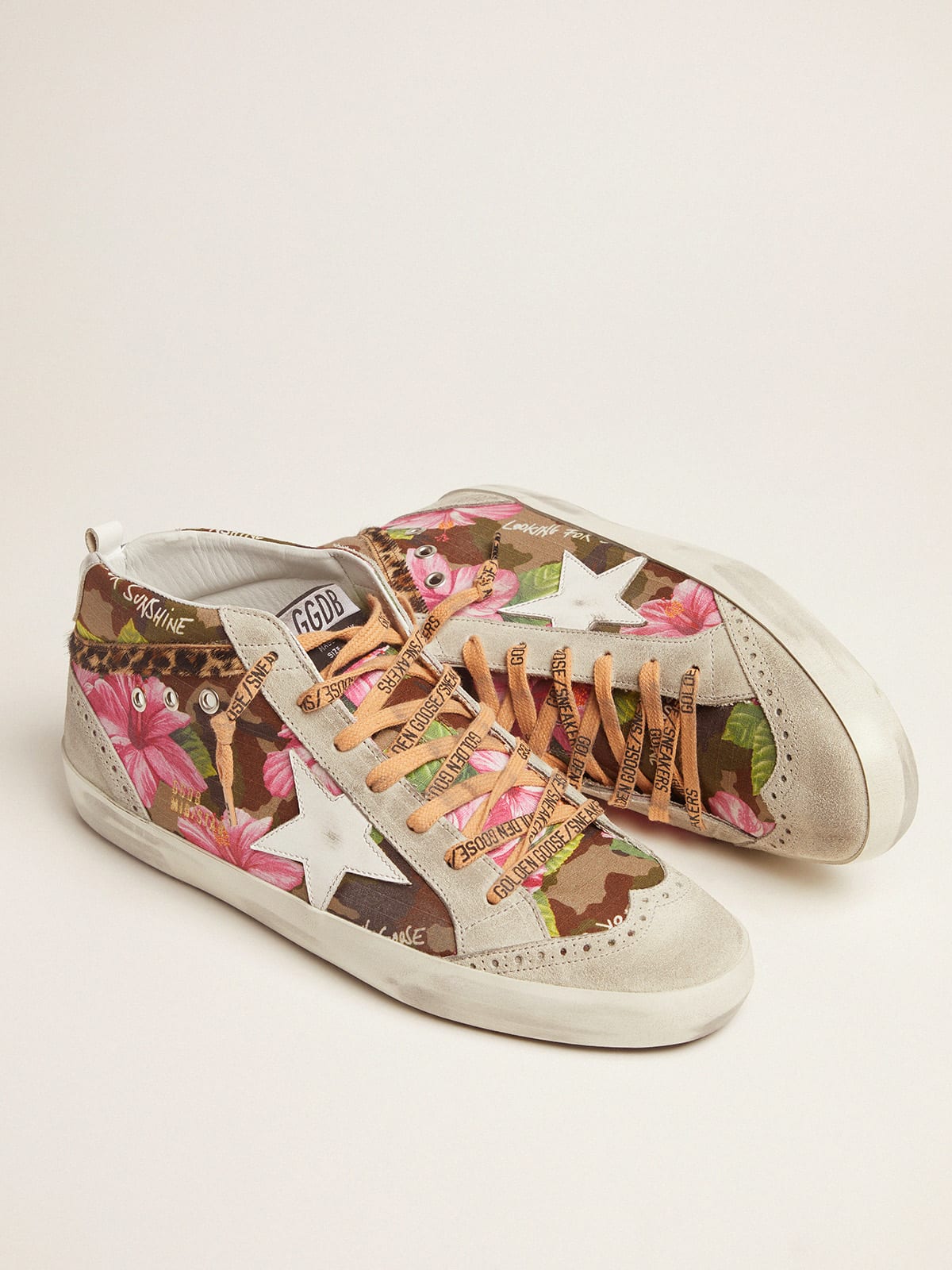 Camo golden cheap goose sneakers womens