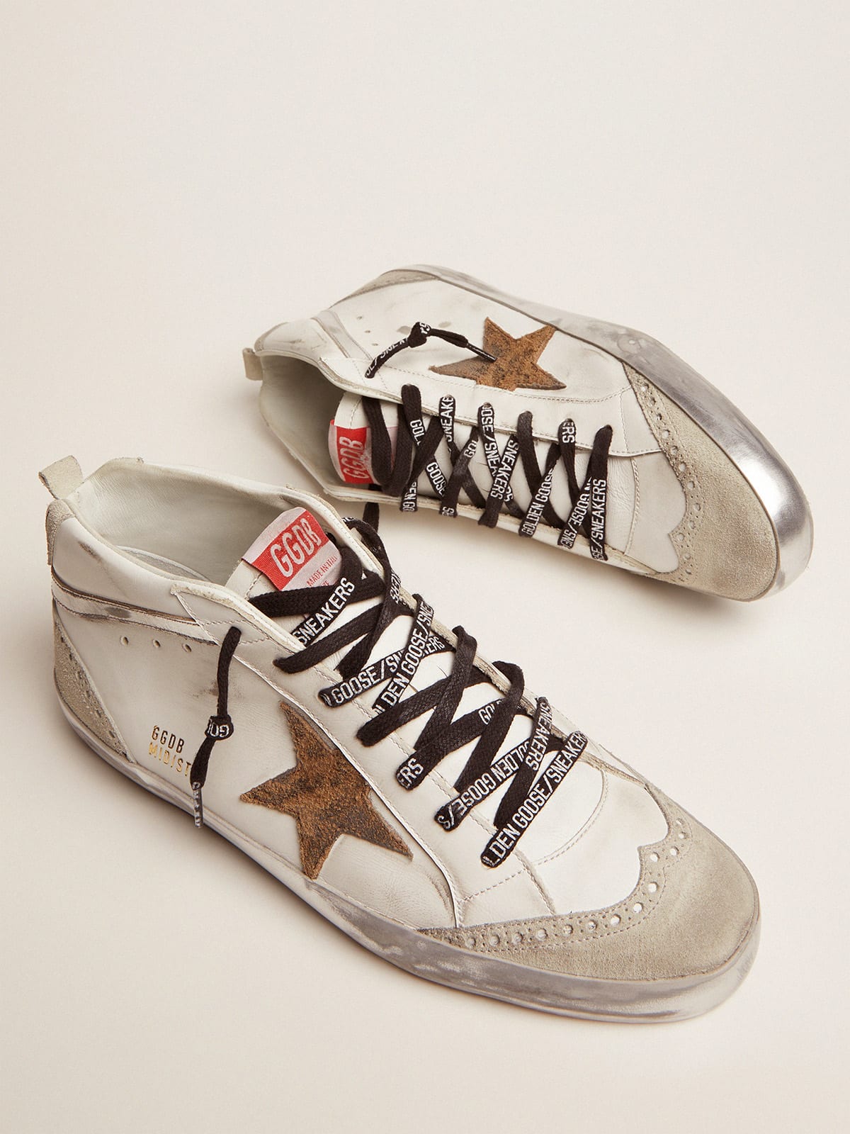 Golden goose mid star hot sale leopard