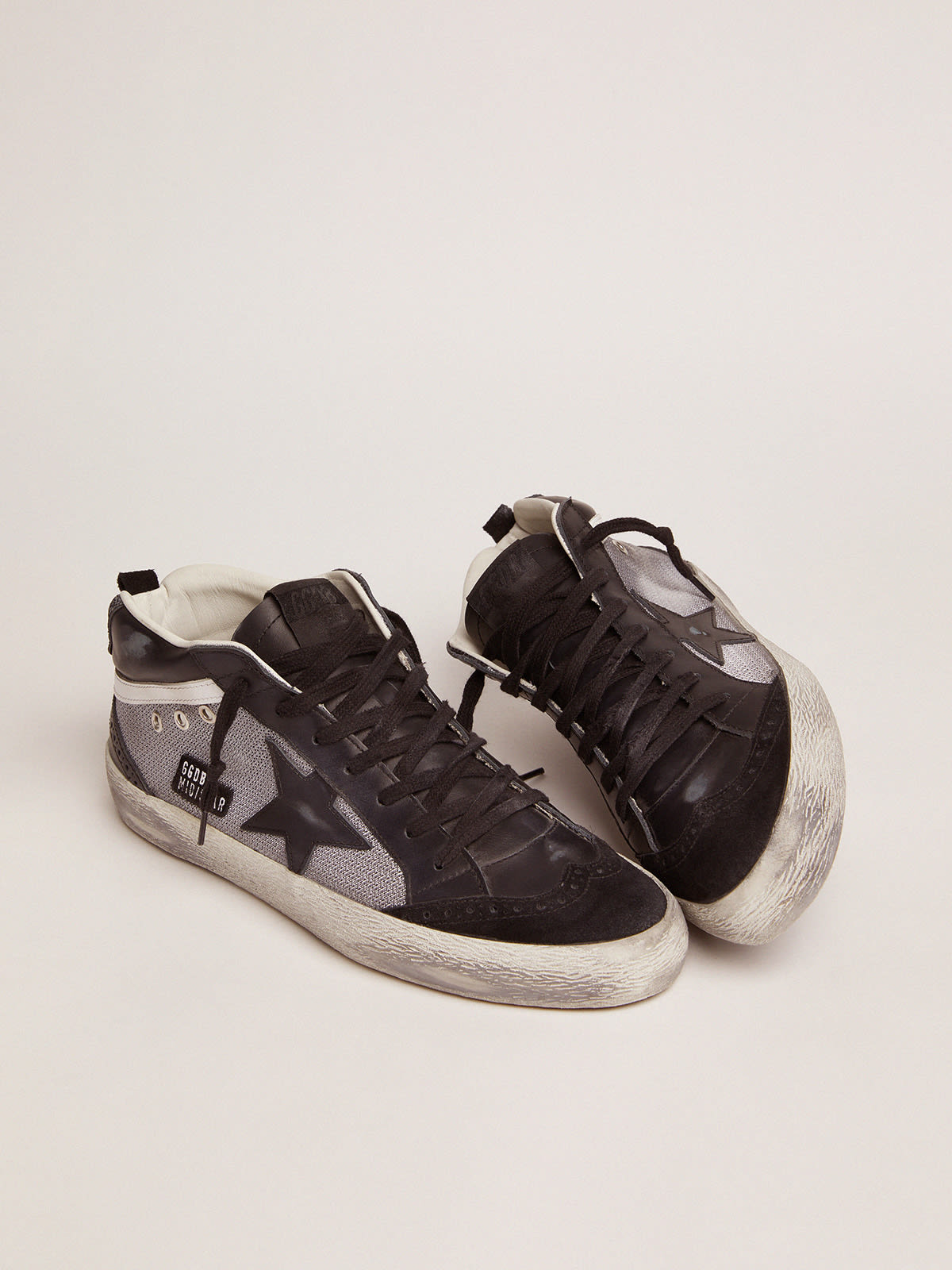 Golden goose silver hot sale and black