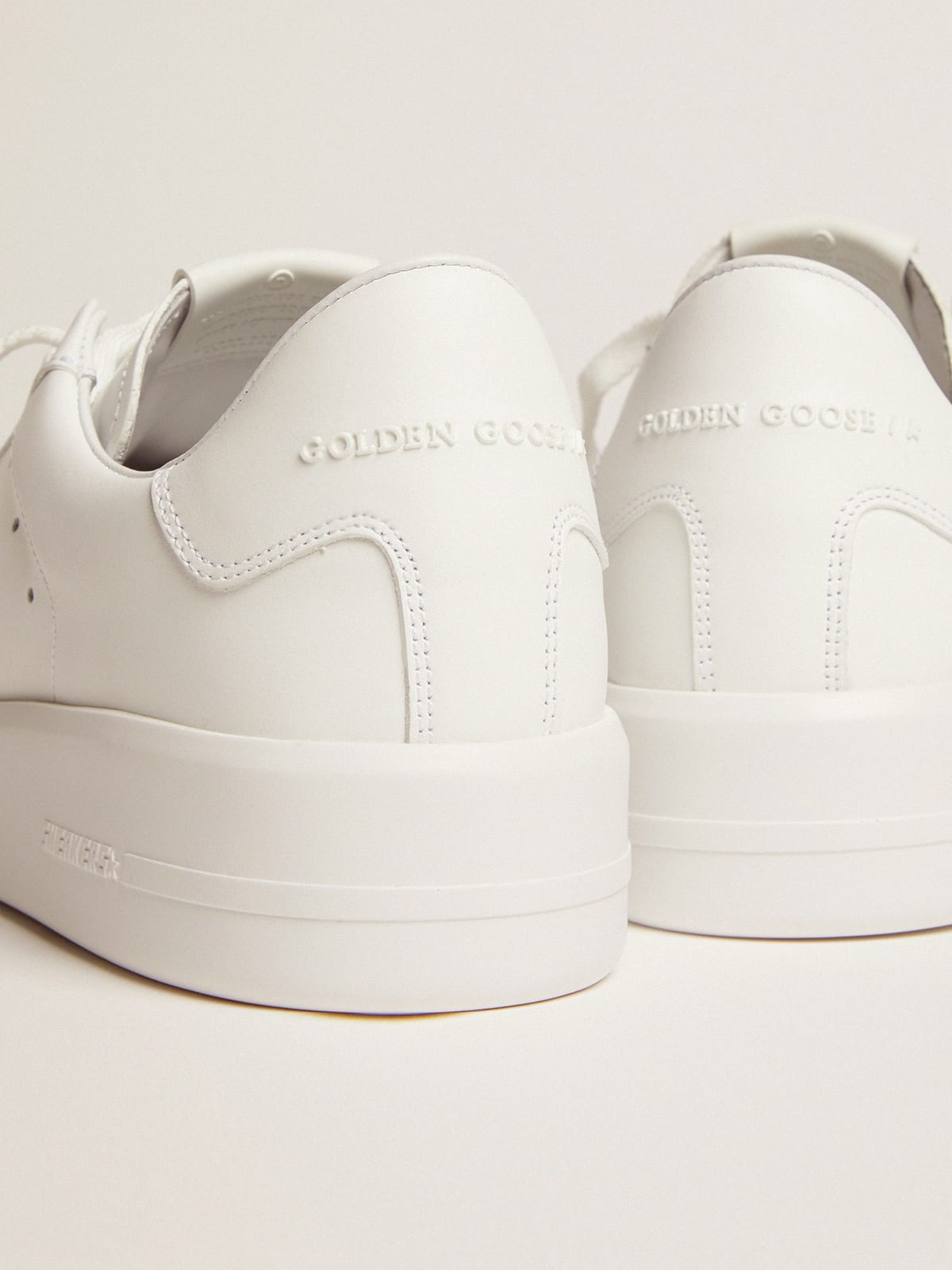 Golden goose store purestar white sneakers