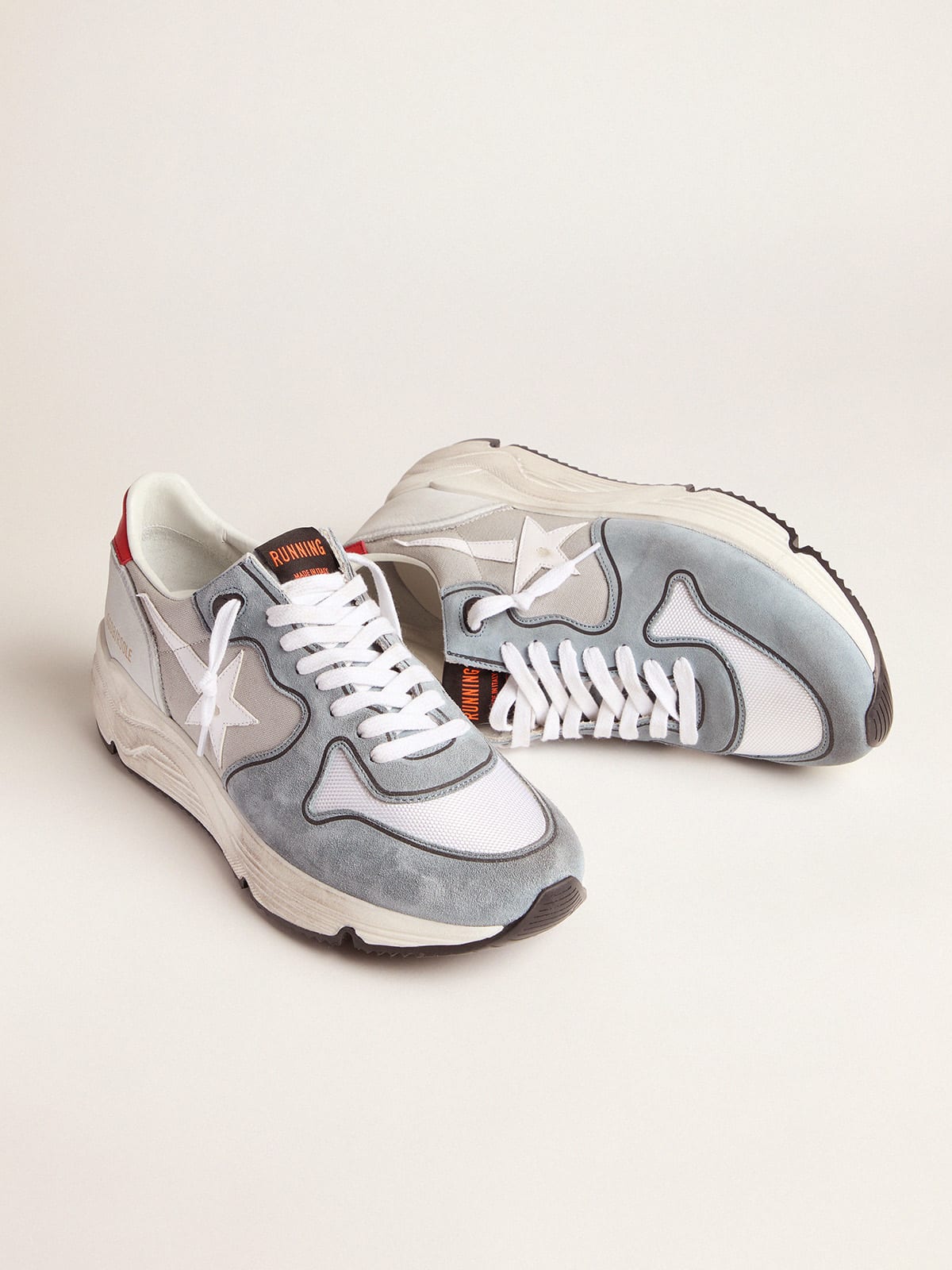 Golden goose discount running suede sneakers