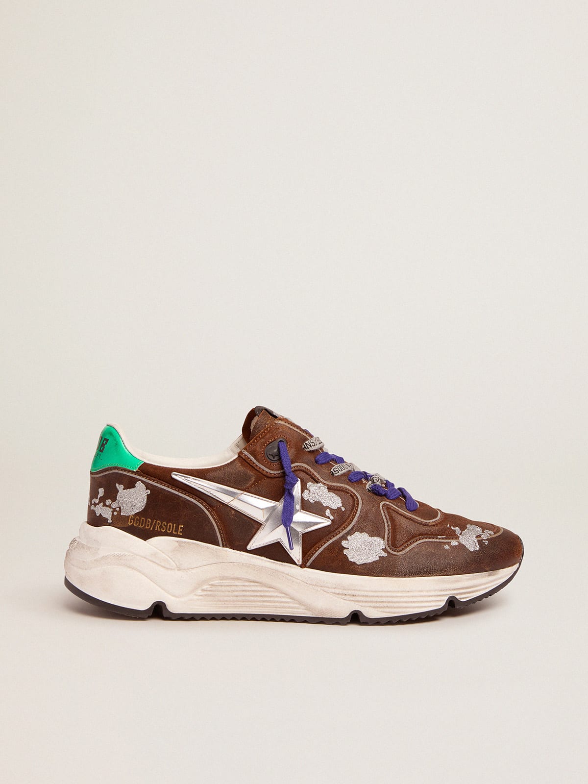 Golden goose discount running suede sneakers