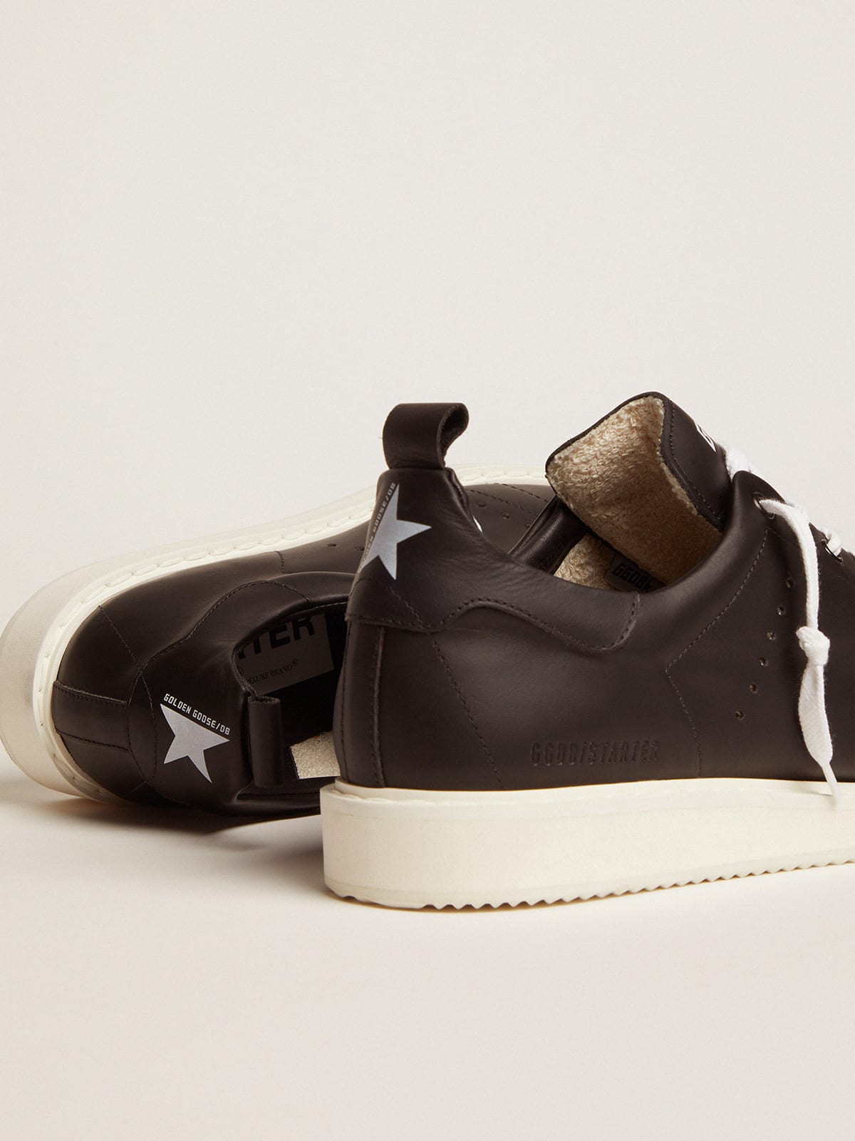 Golden goose starter store uomo marrone