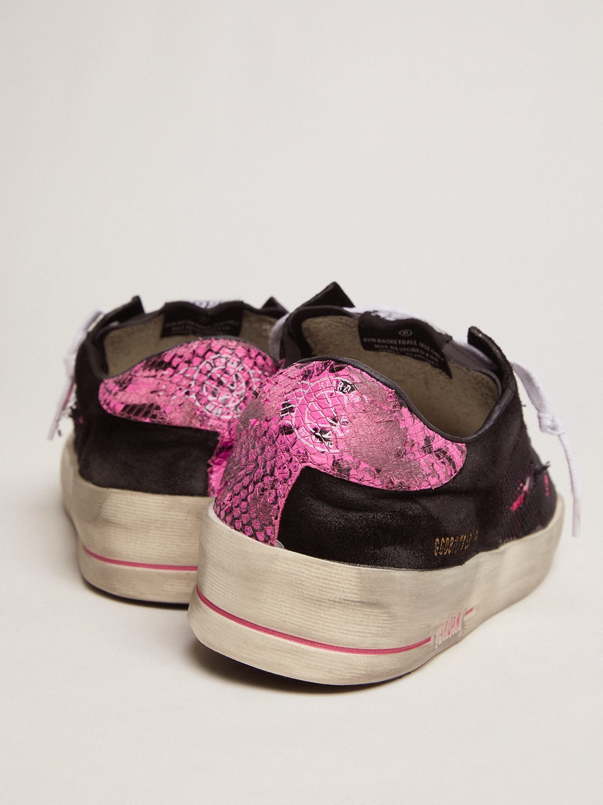 Fuchsia golden best sale goose sneakers