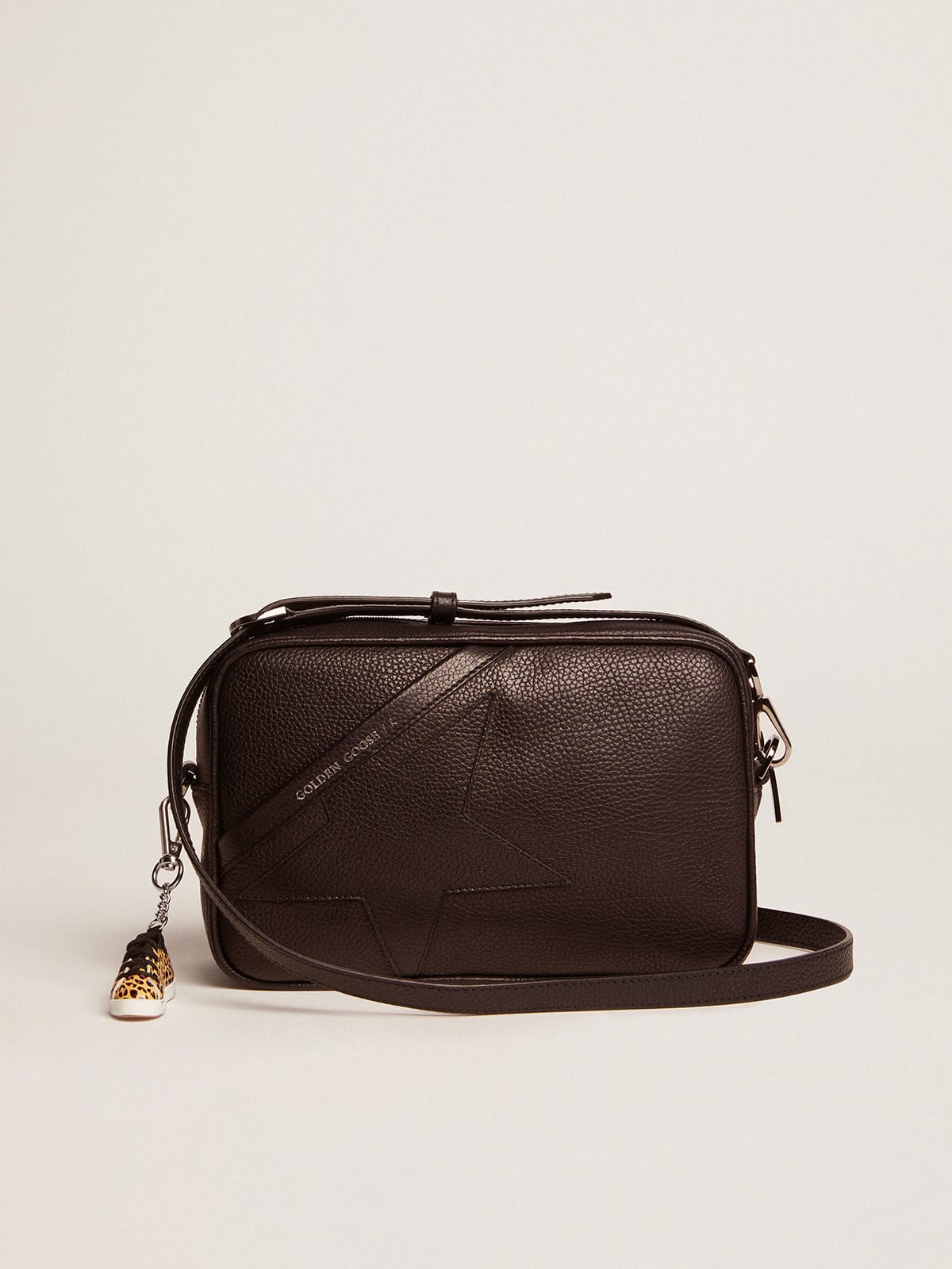 Golden Goose - Star Bag femme en cuir noir in 