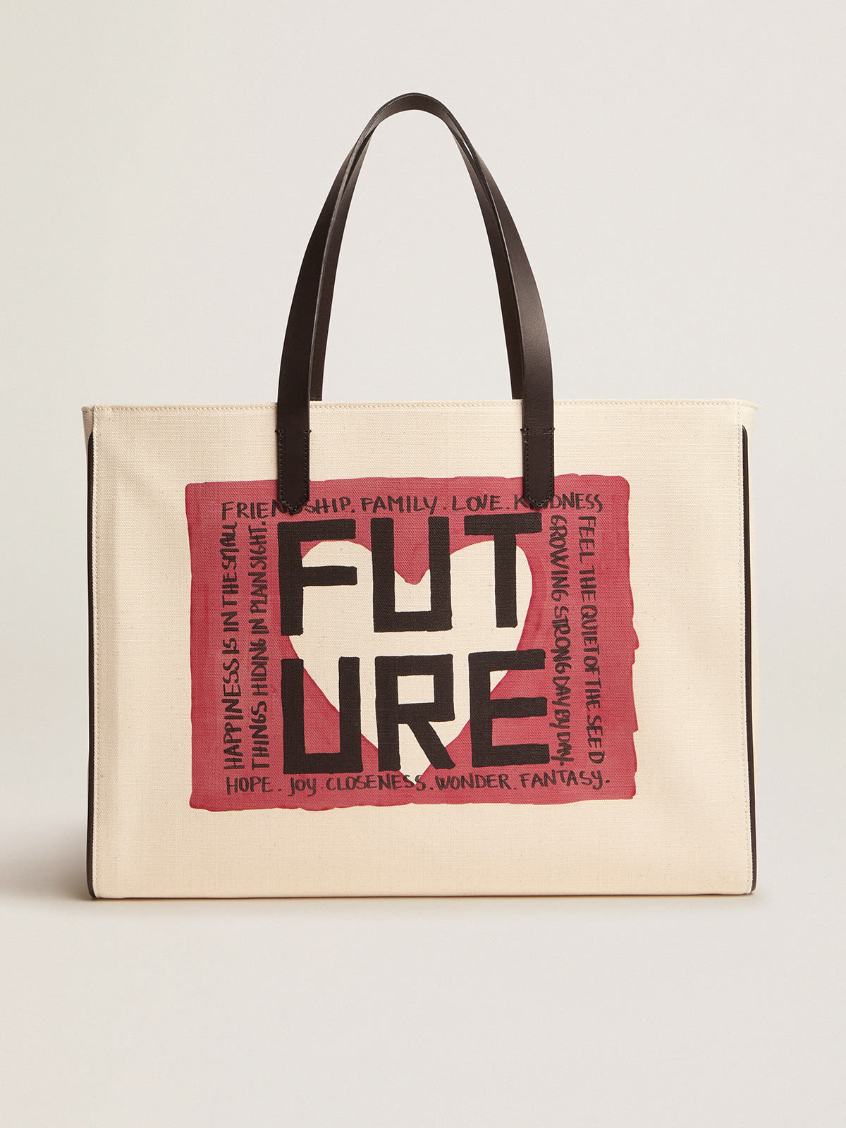 Golden Goose - Borsa California Bag East-West con stampa 'Future' in 