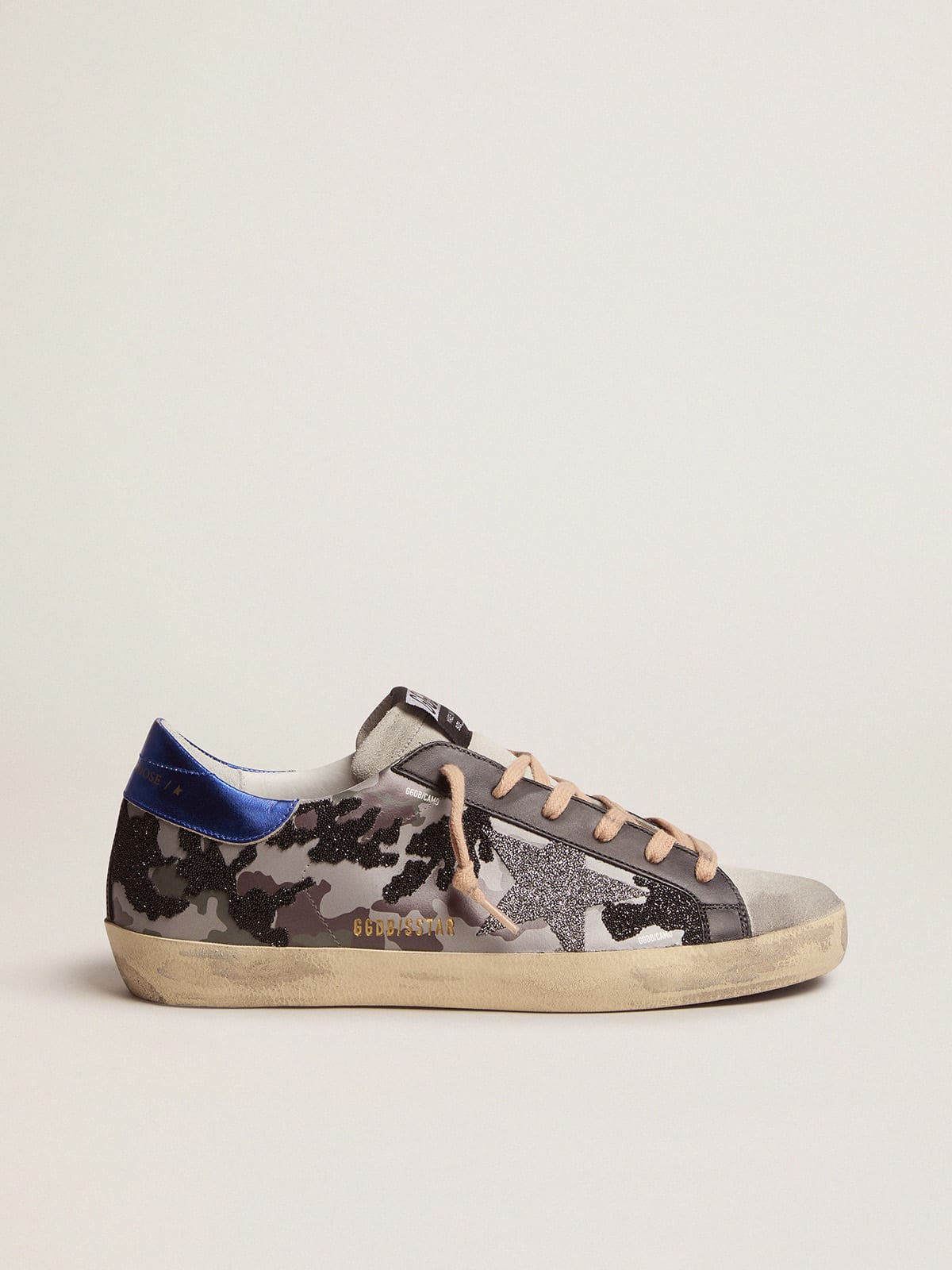 Camo golden cheap goose sneakers womens