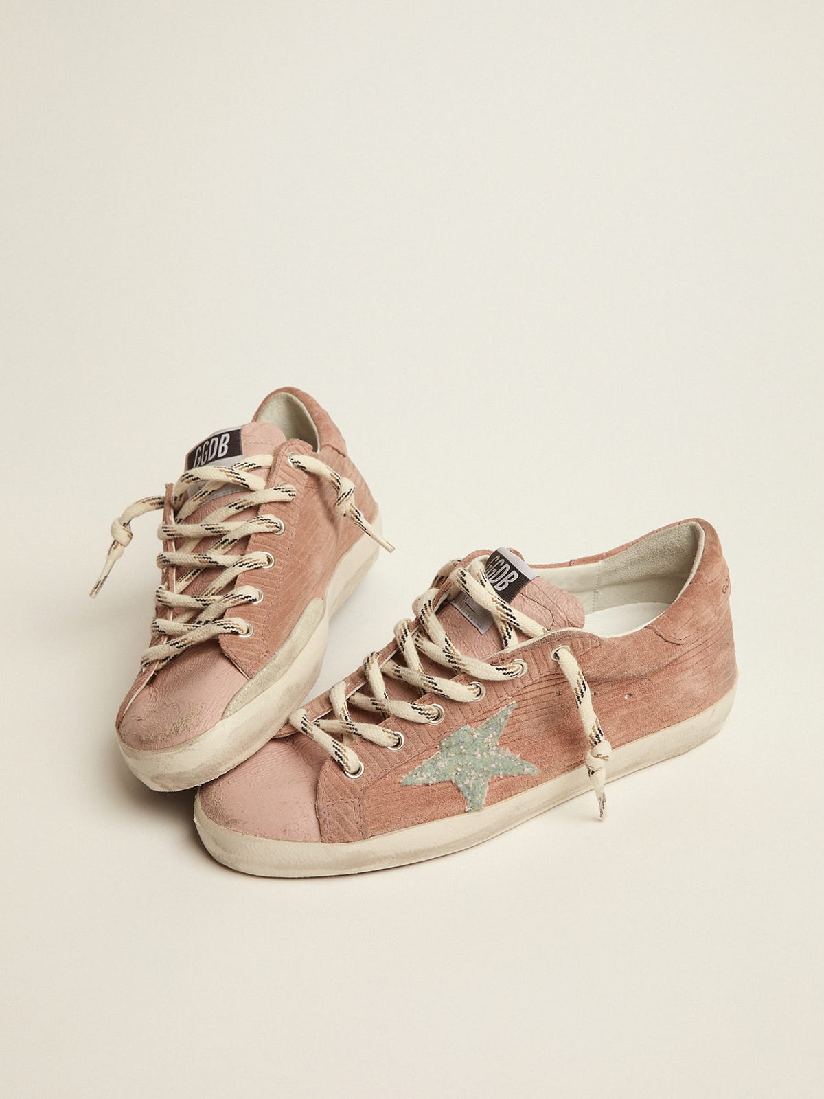 Superstar blush outlet pink suede