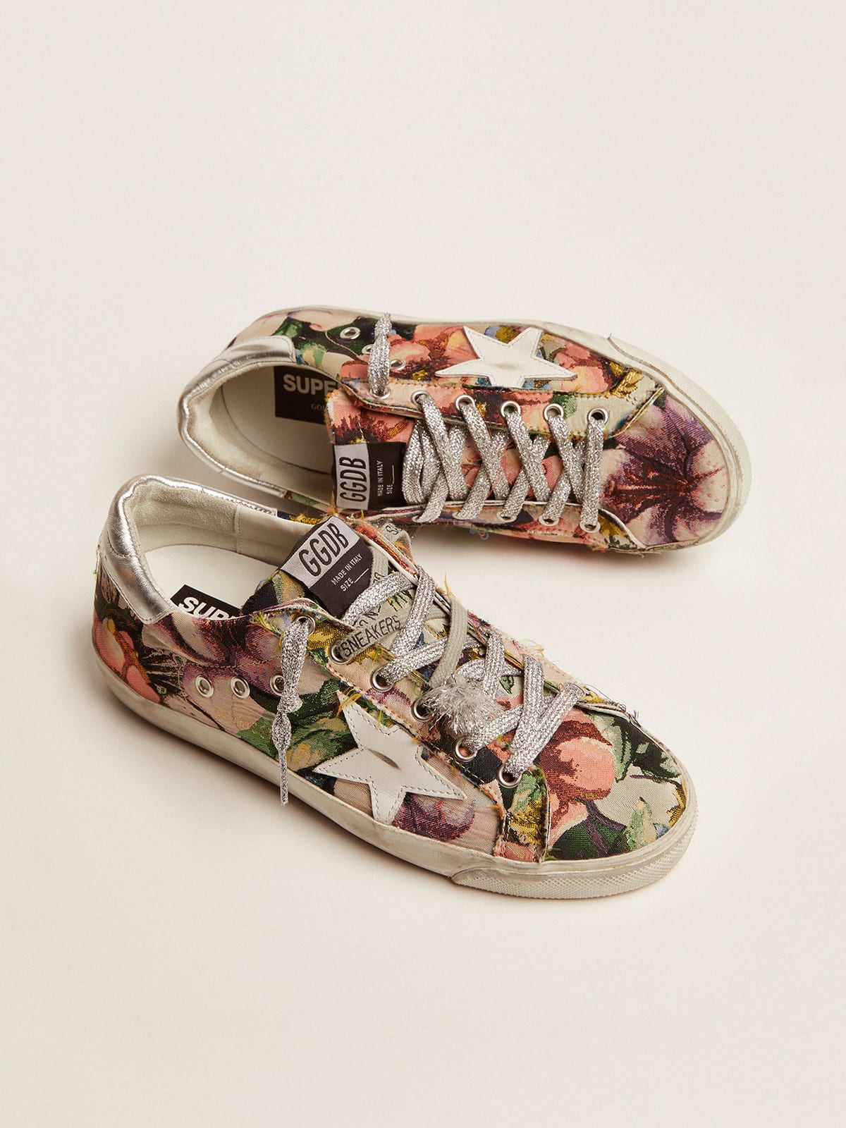 Superstar sneakers hotsell floral print