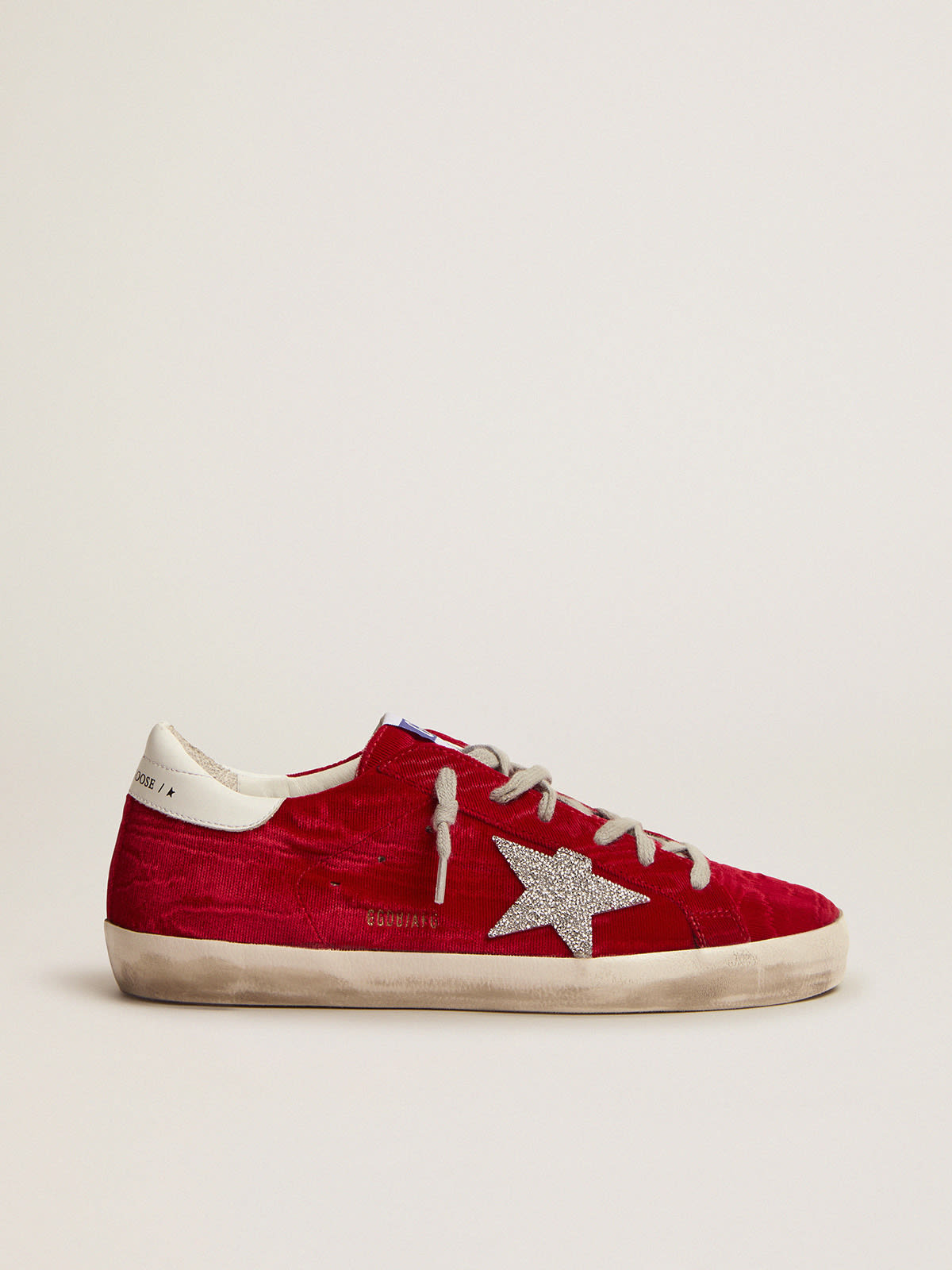 Golden goose red velvet sneakers new arrivals