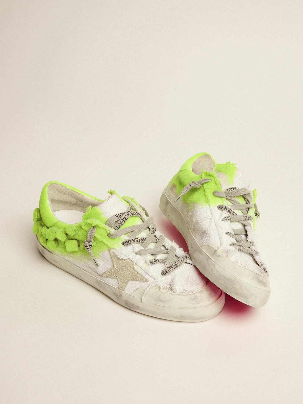 Golden goose hot sale neon yellow