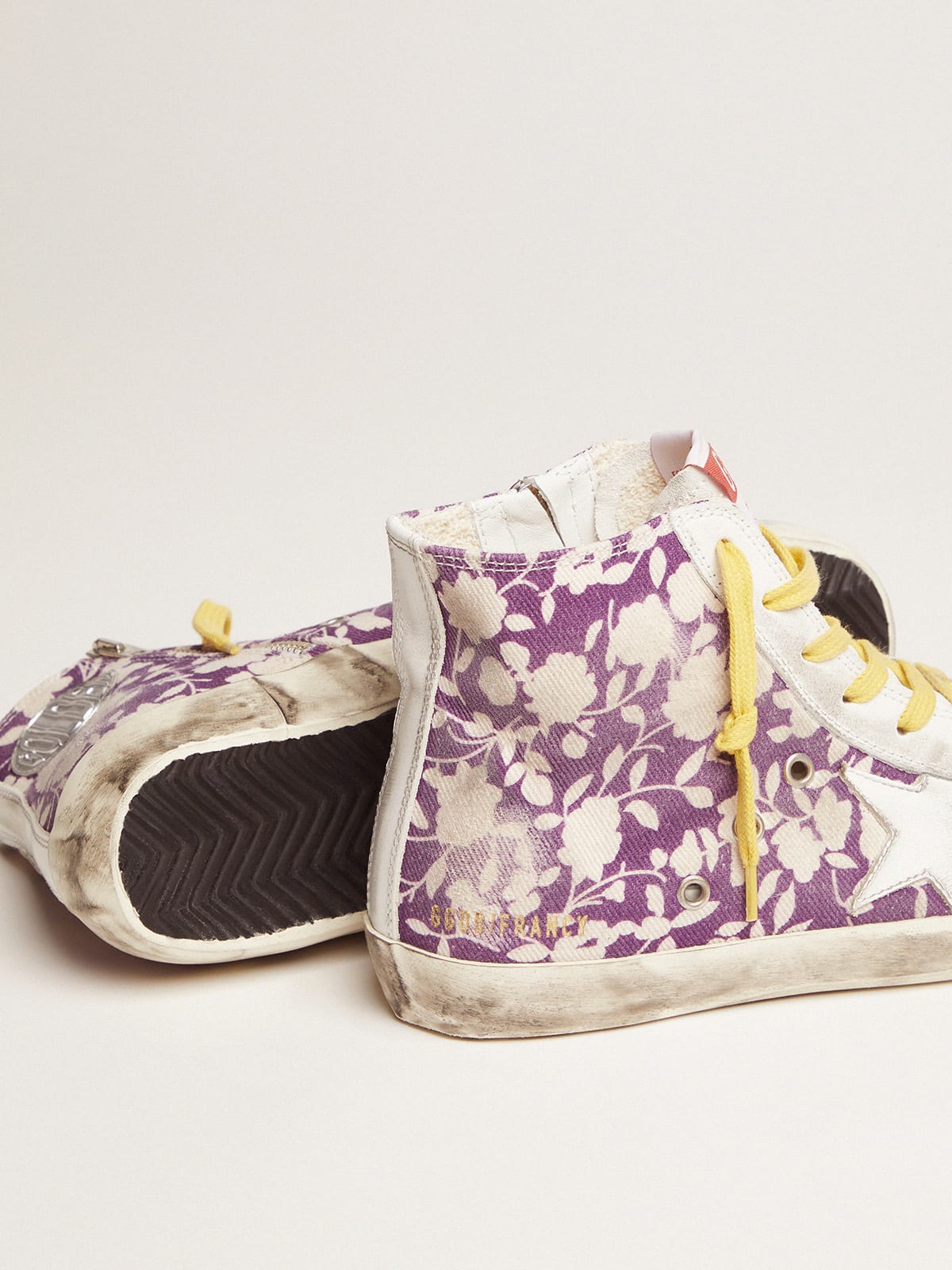 Golden Goose - Francy LTD sneakers in canvas with floral pattern in 