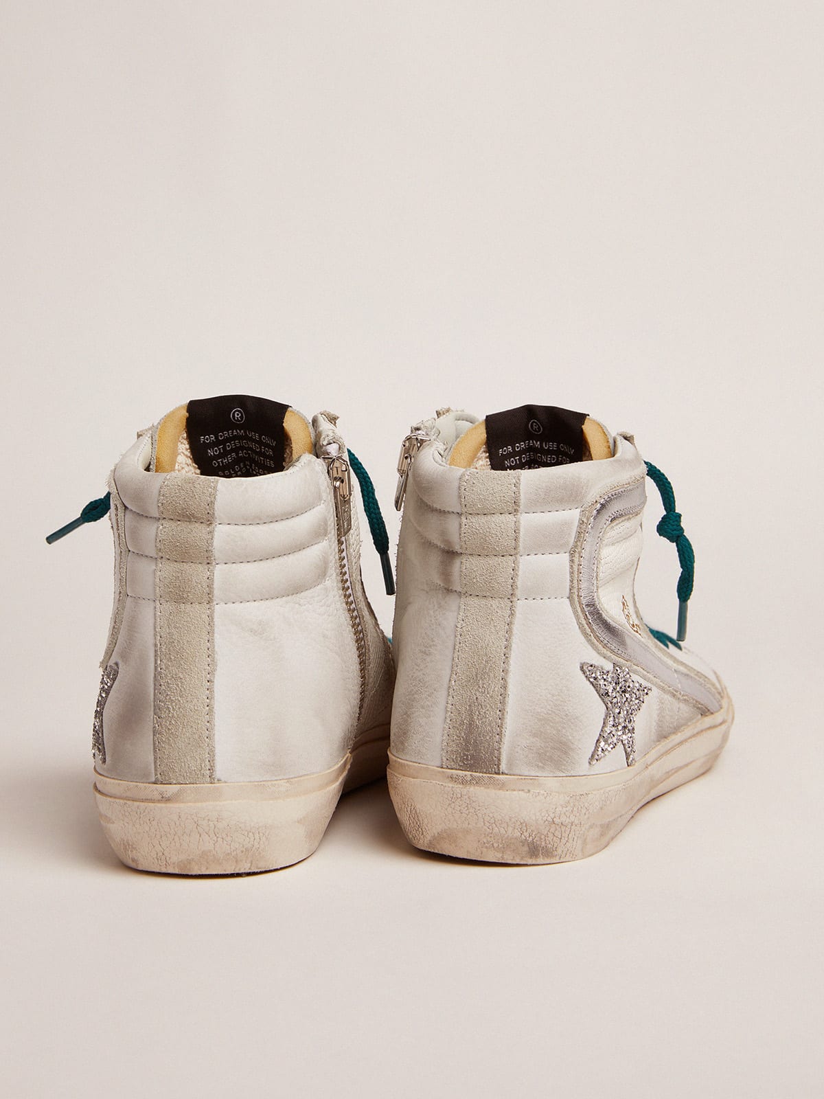 Golden goose slide hot sale glitter sneakers