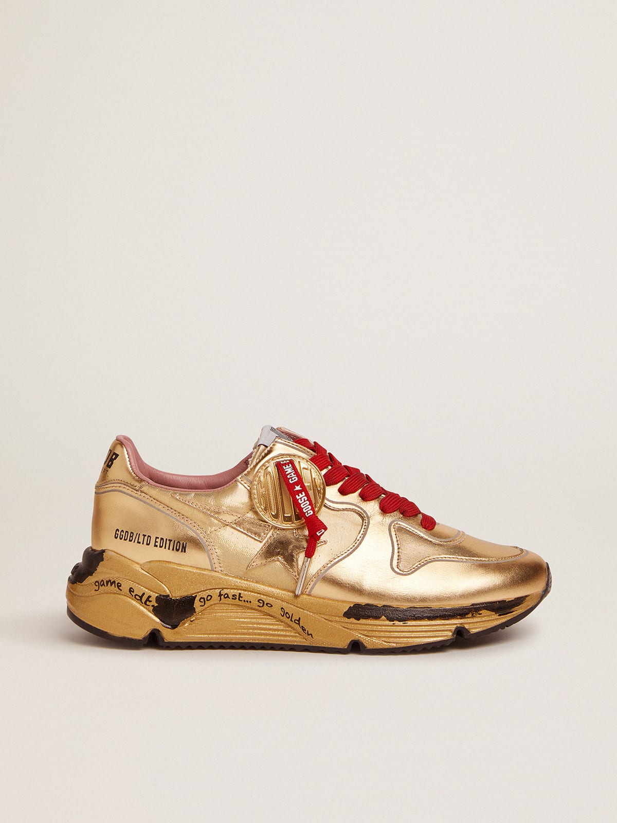 Women's Running Sole Game EDT Capsule Collection sneakers in gold