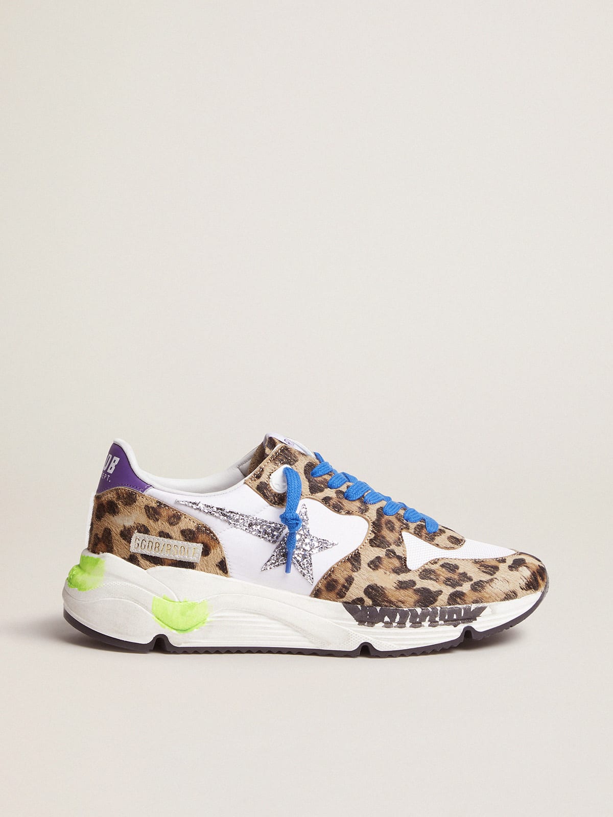 Golden goose 2025 running leopard