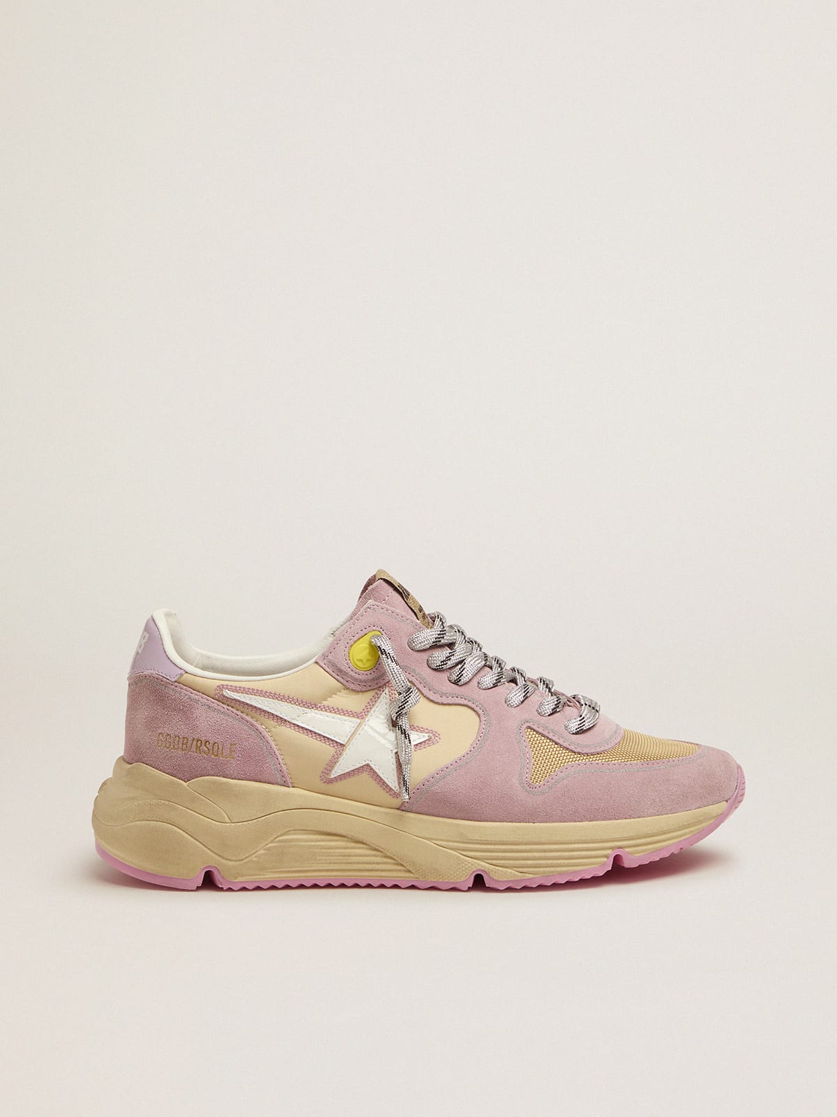 Golden goose white on sale pink