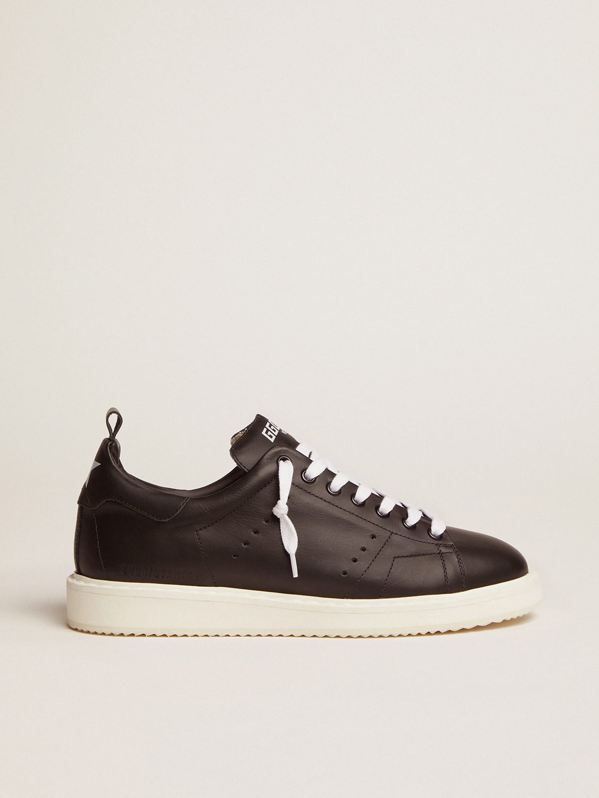 Golden Goose - Sneakers Starter aus Leder in Total Black in 