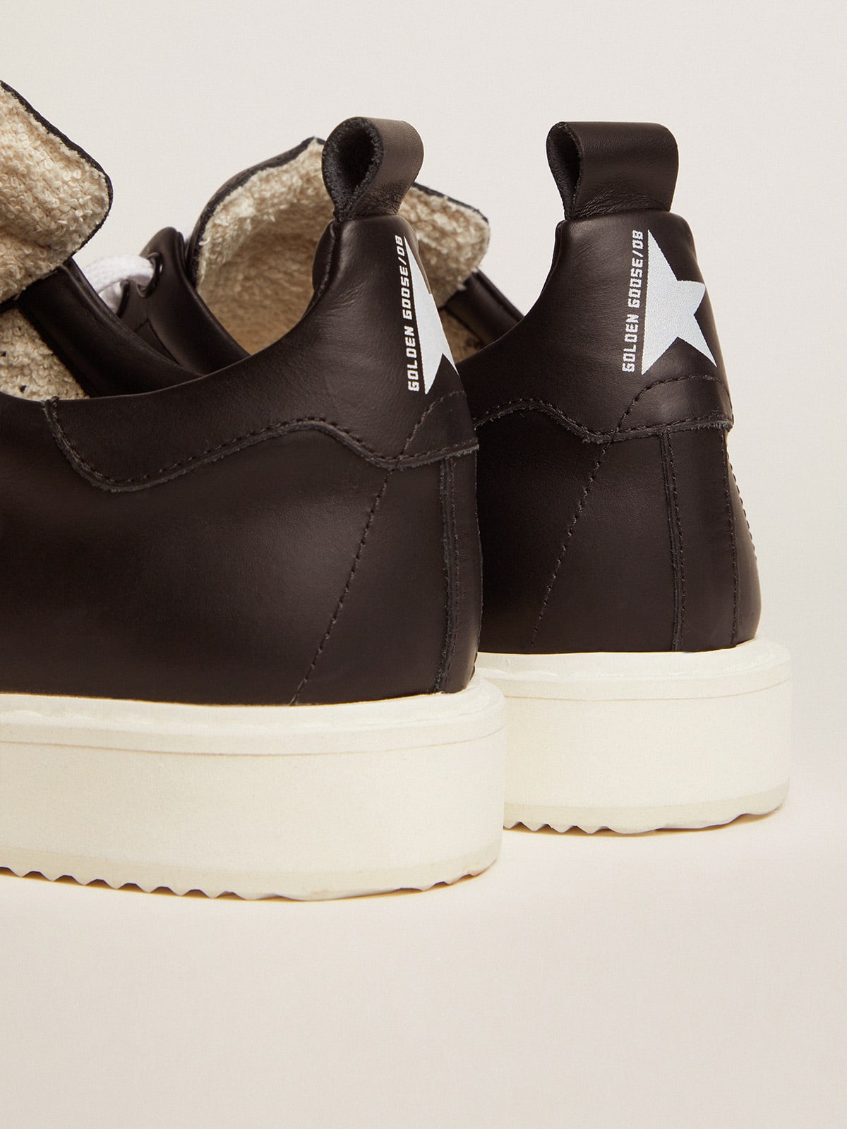 Golden Goose - Starter sneakers in total black leather in 