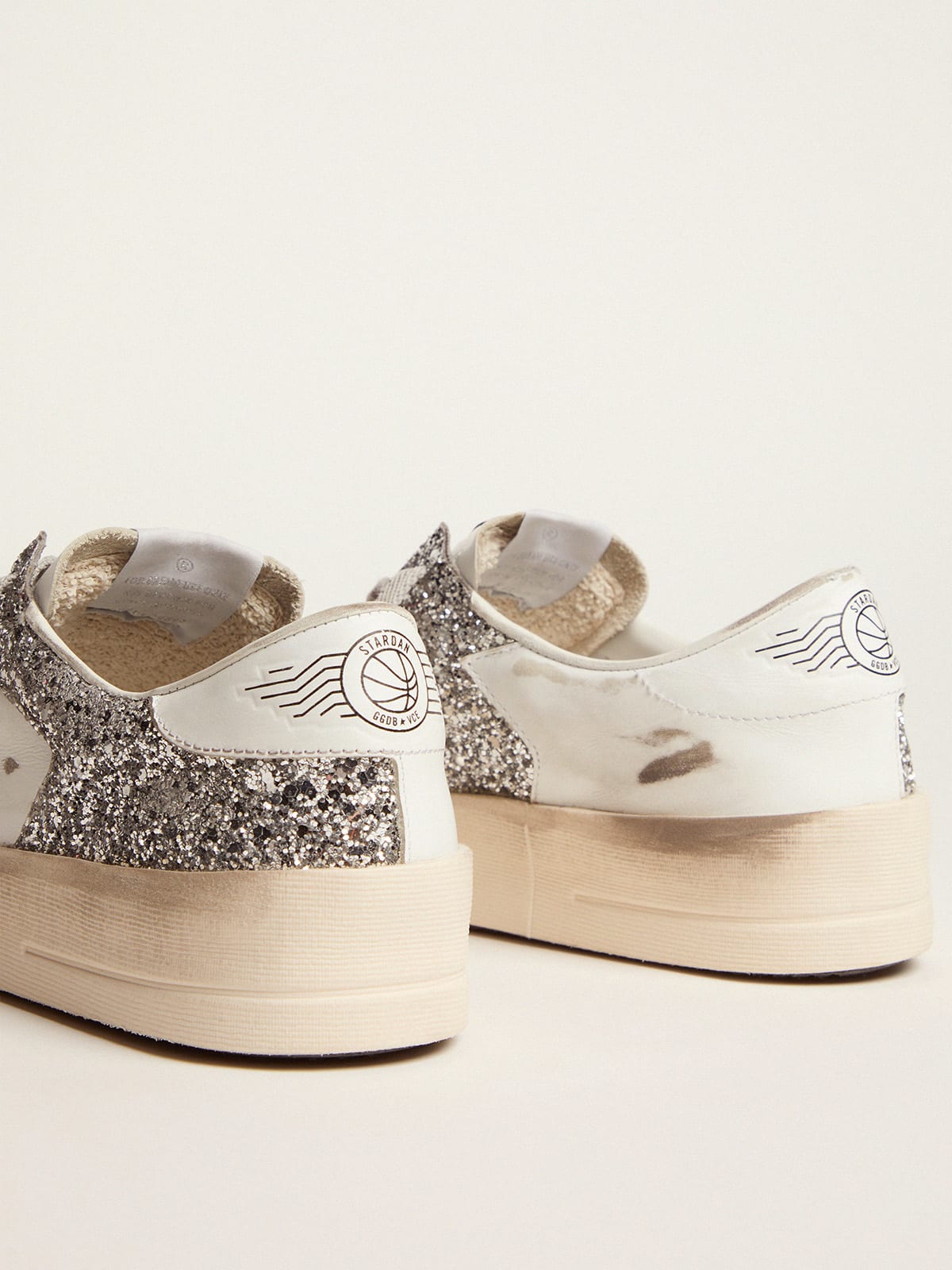 Women’s Stardan sneakers with silver glitter