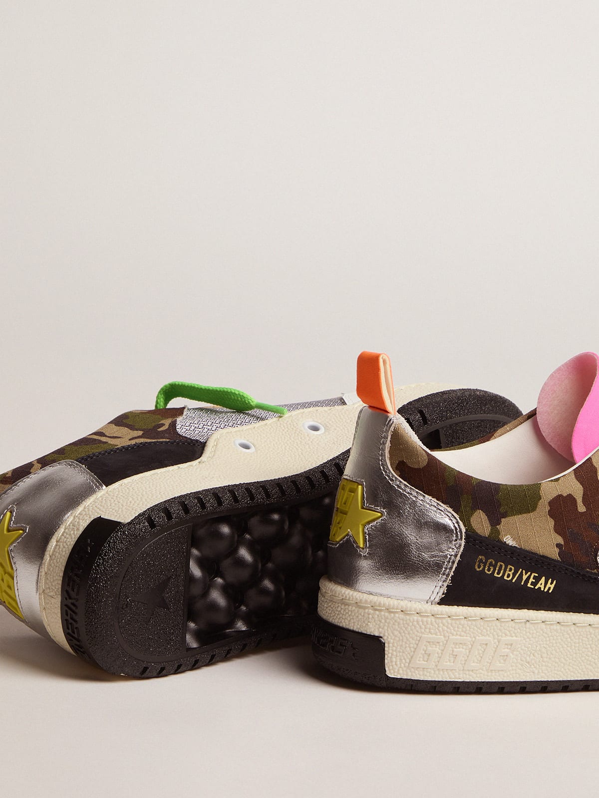 Camo golden goose on sale sneakers