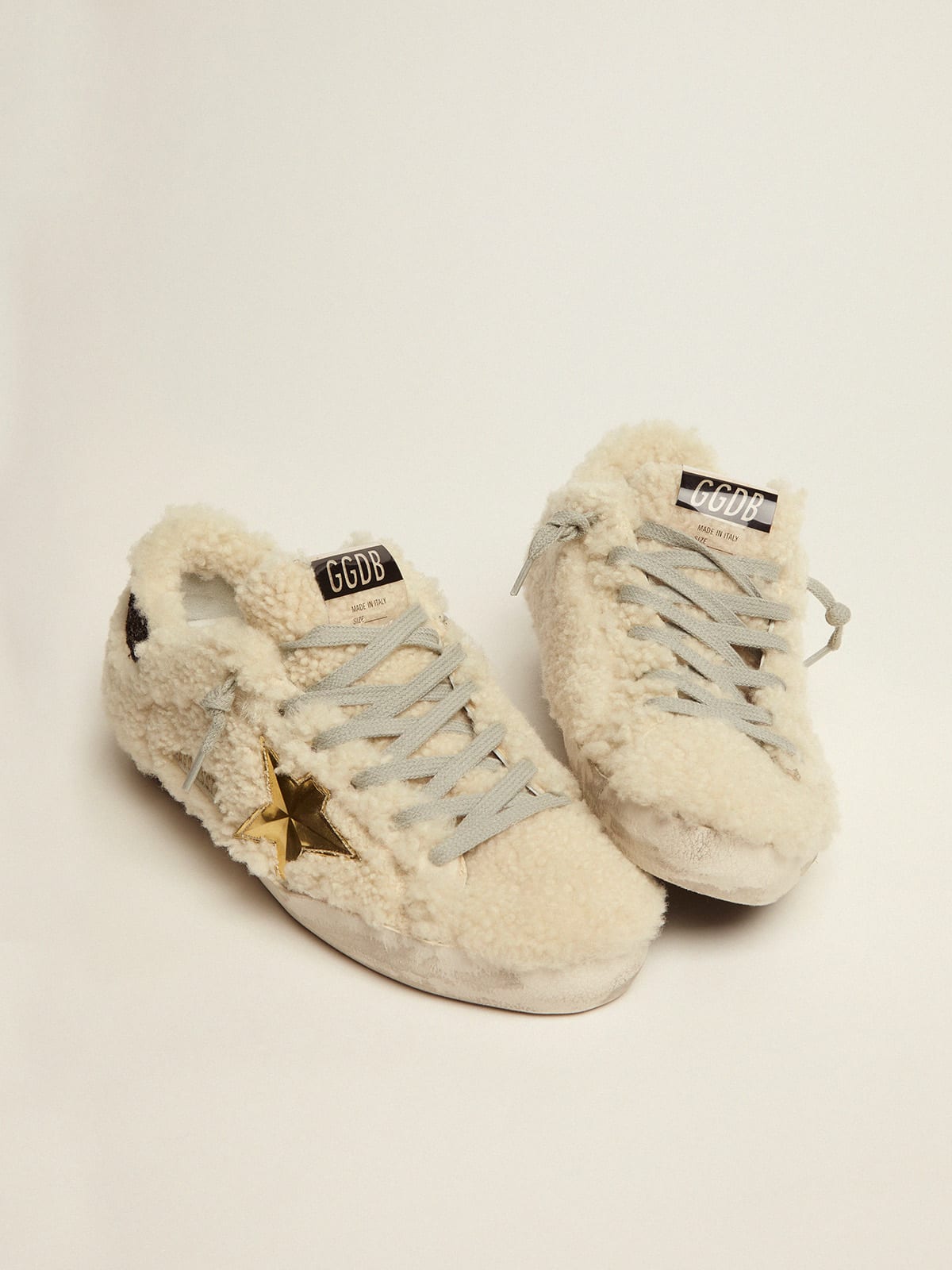 Golden goose shearling outlet sneakers