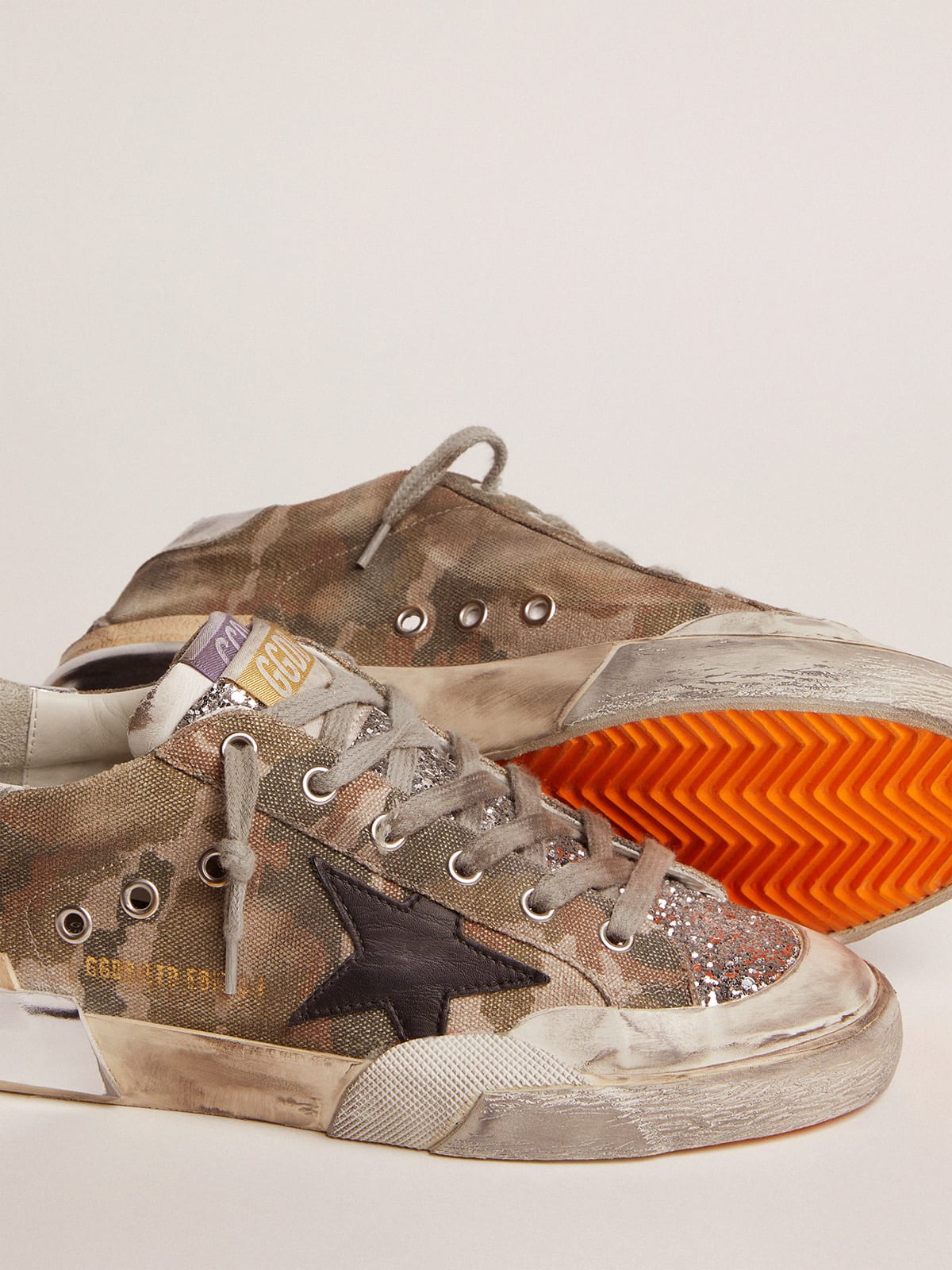 Golden goose deals women's camouflage sneakers