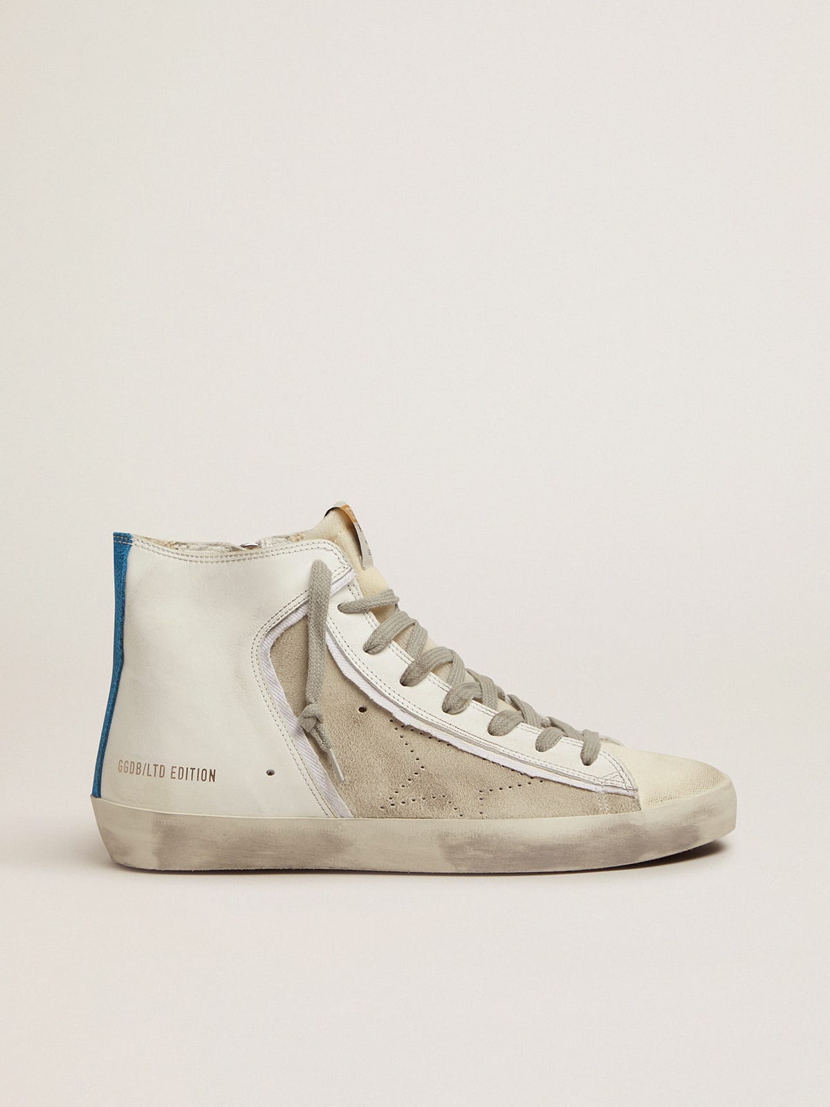 Women's Limited Edition blue and white Francy sneakers | Golden Goose