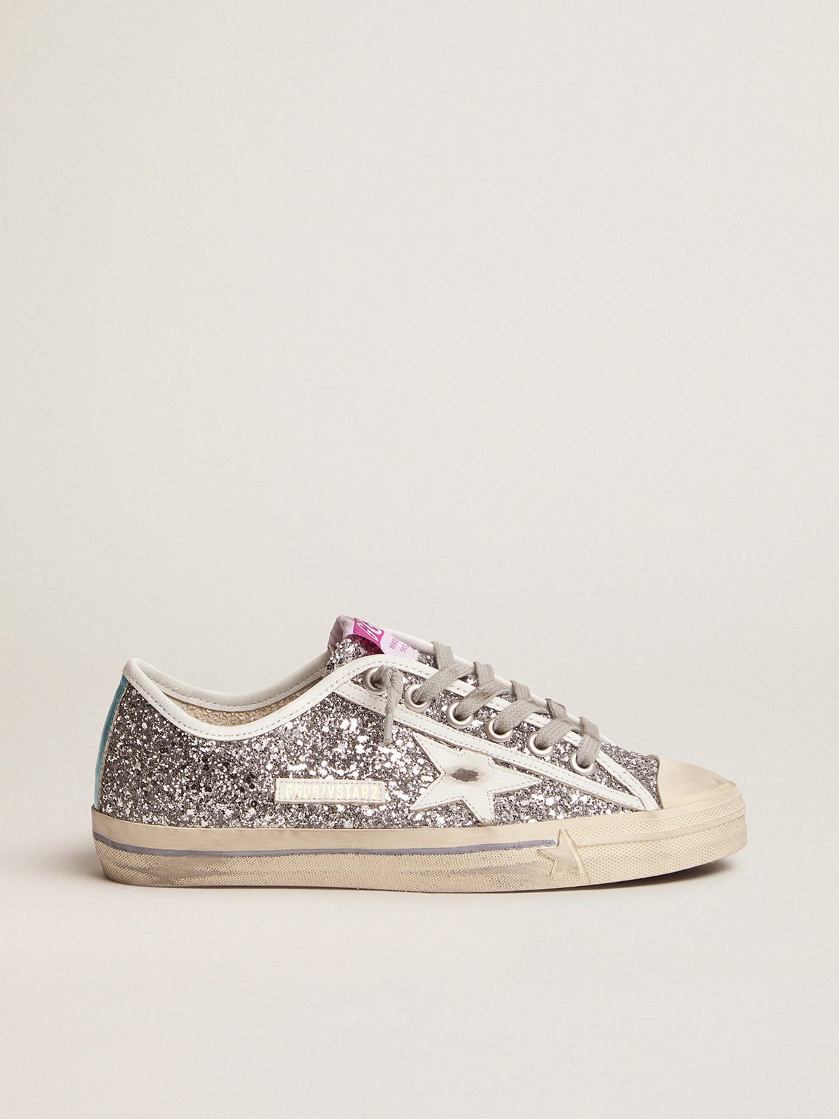 Golden goose sparkle sales white and gold star