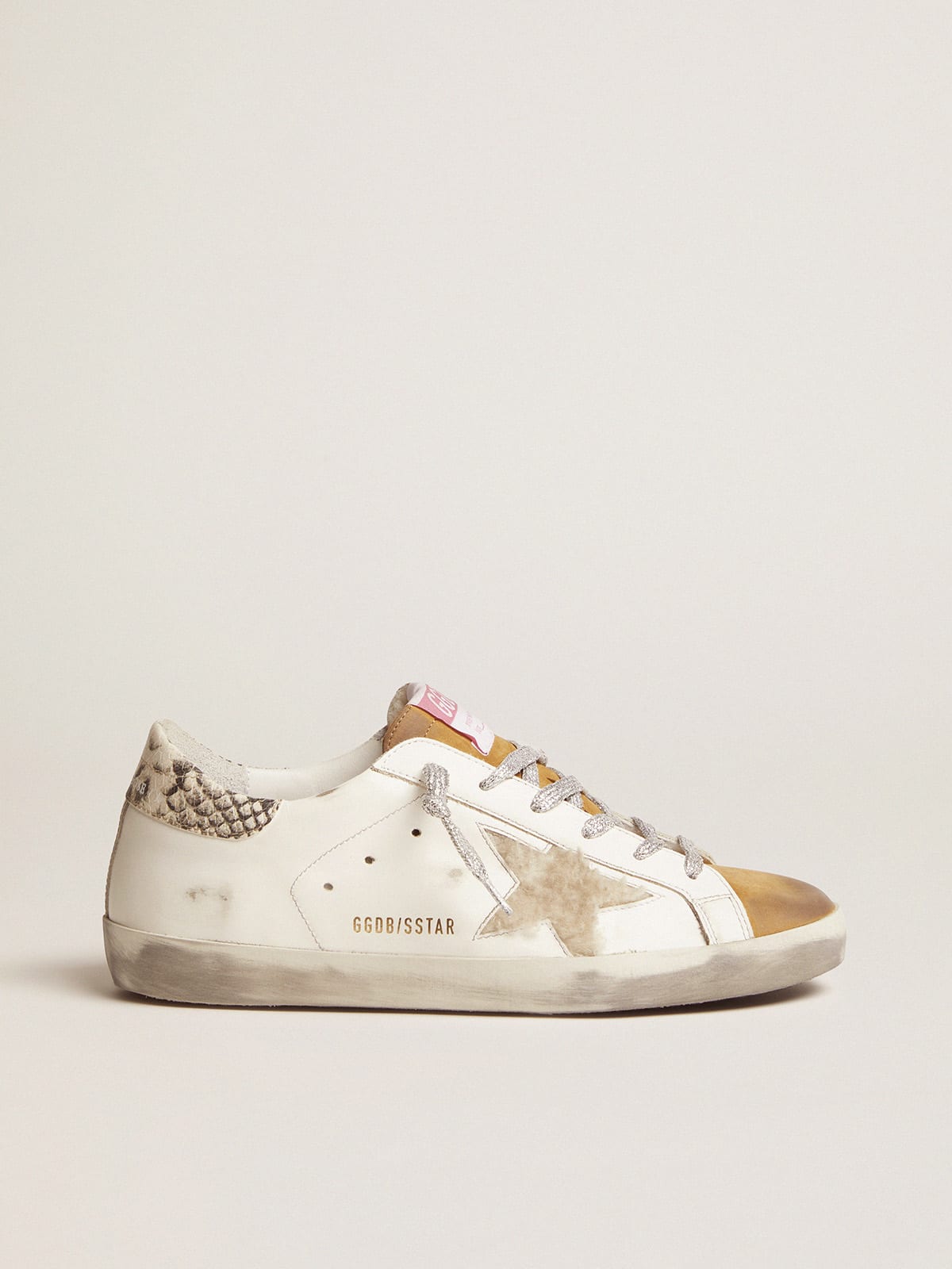 Golden goose clearance shearling sneakers