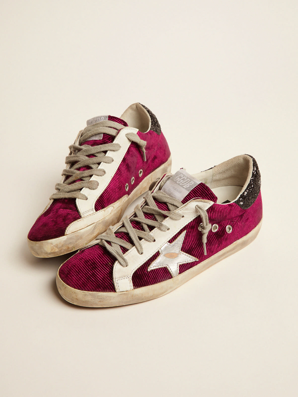 Golden goose red velvet sneakers new arrivals