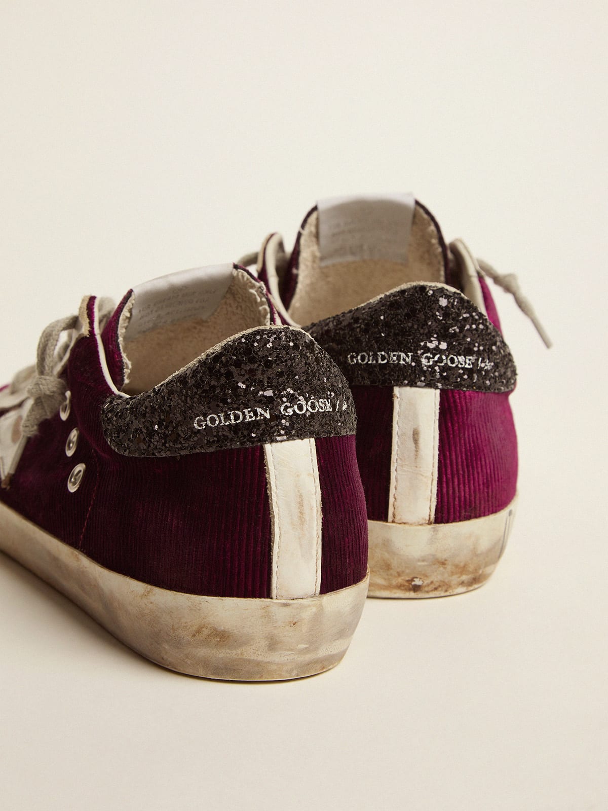 Golden goose velvet store sneakers