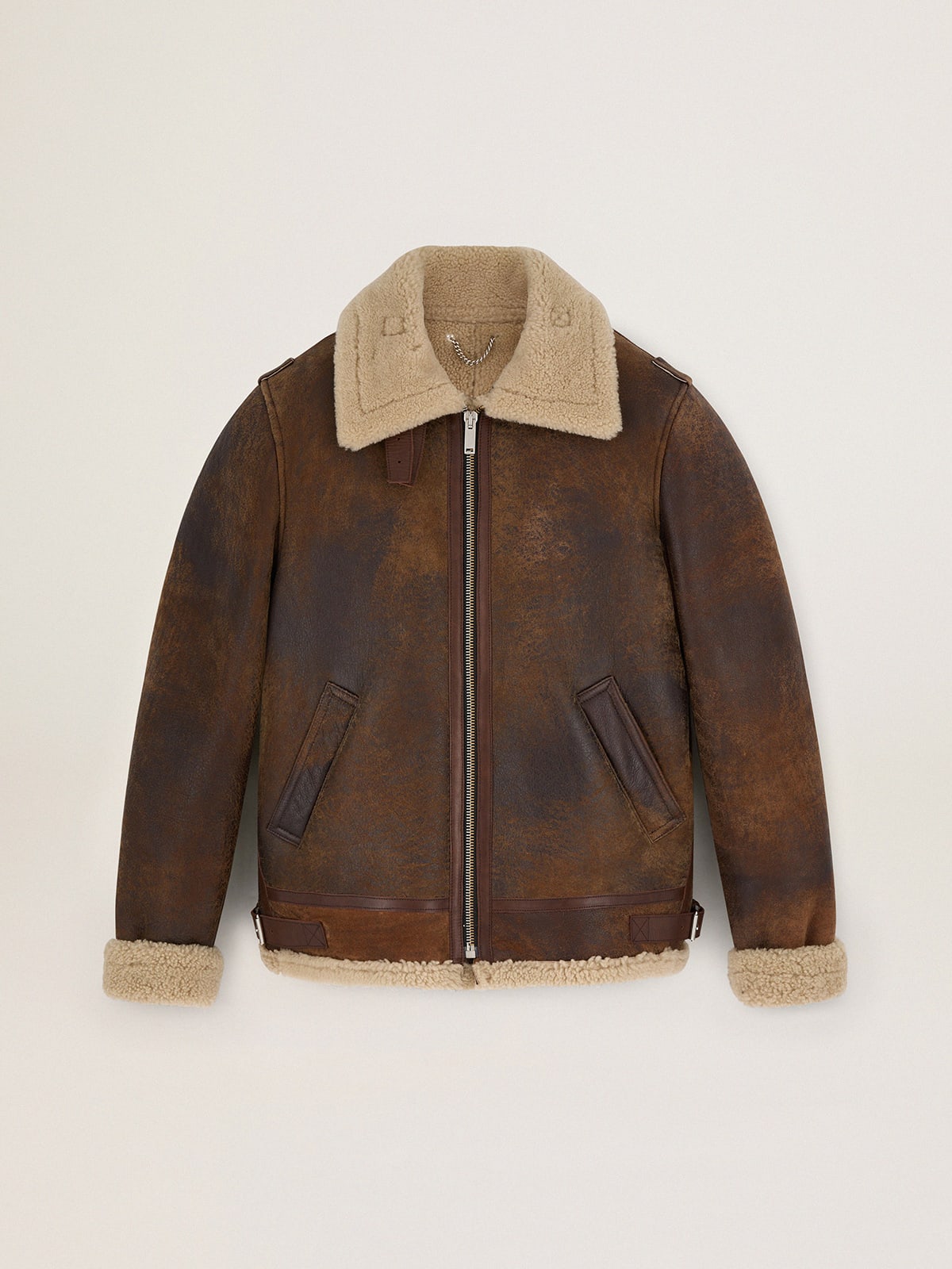 Golden Goose - Journey Collection Arvel shearling jacket in 