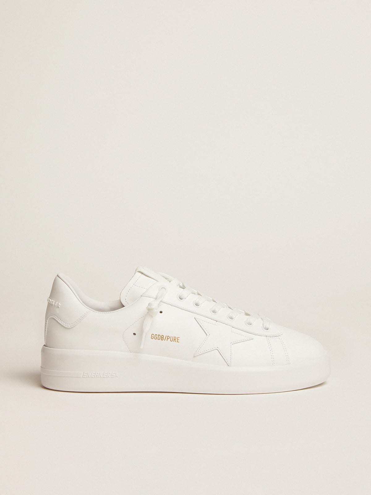 Alcanzar maquinilla de afeitar Plantación Zapatillas deportivas Purestar blancas de piel para mujer | Golden Goose