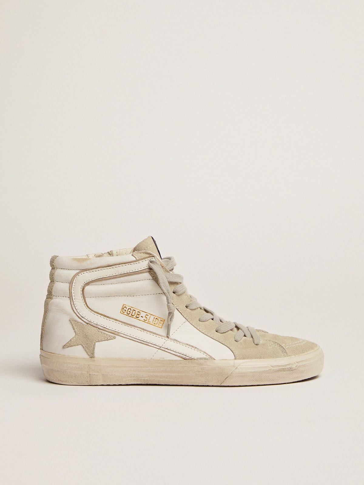 Slide high top store sneaker golden goose