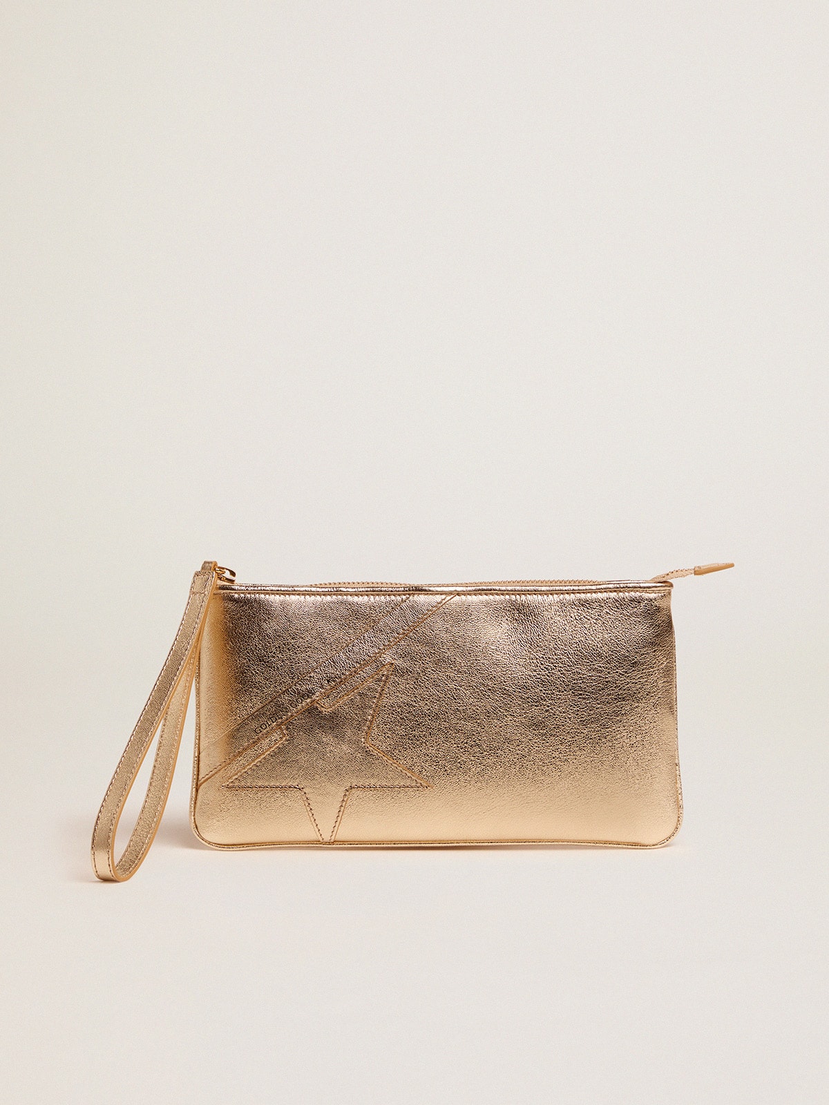 Golden Goose - Silver Star Wrist clutch bag in 