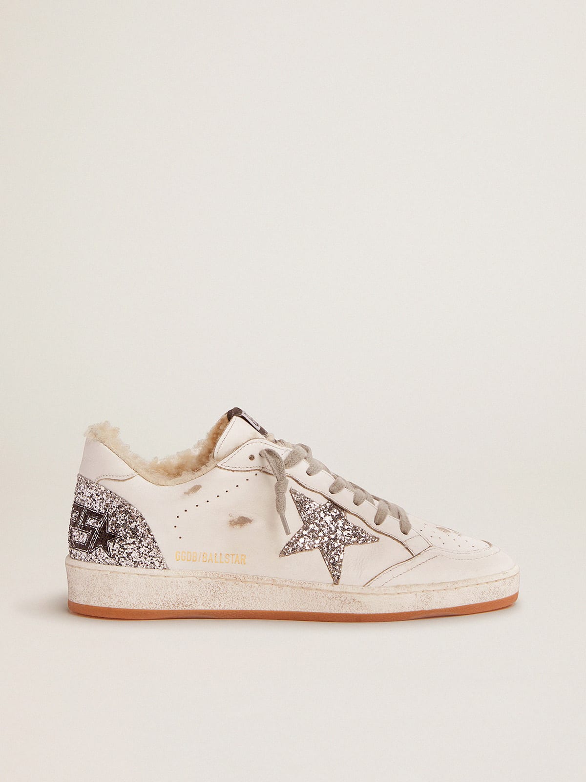 Golden goose ball store star glitter sneakers