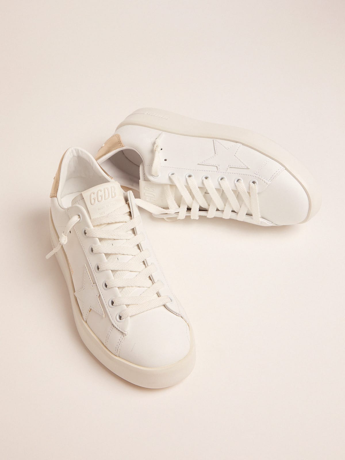 Women's Purestar sneakers with gold-coloured heel tab | Golden Goose