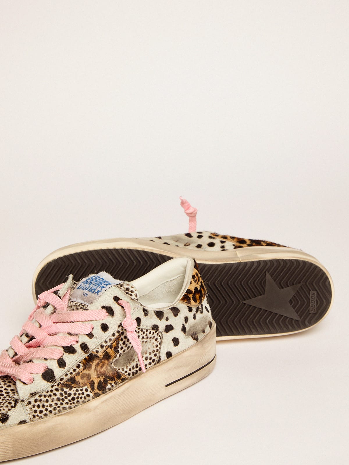 Basket golden goose online leopard