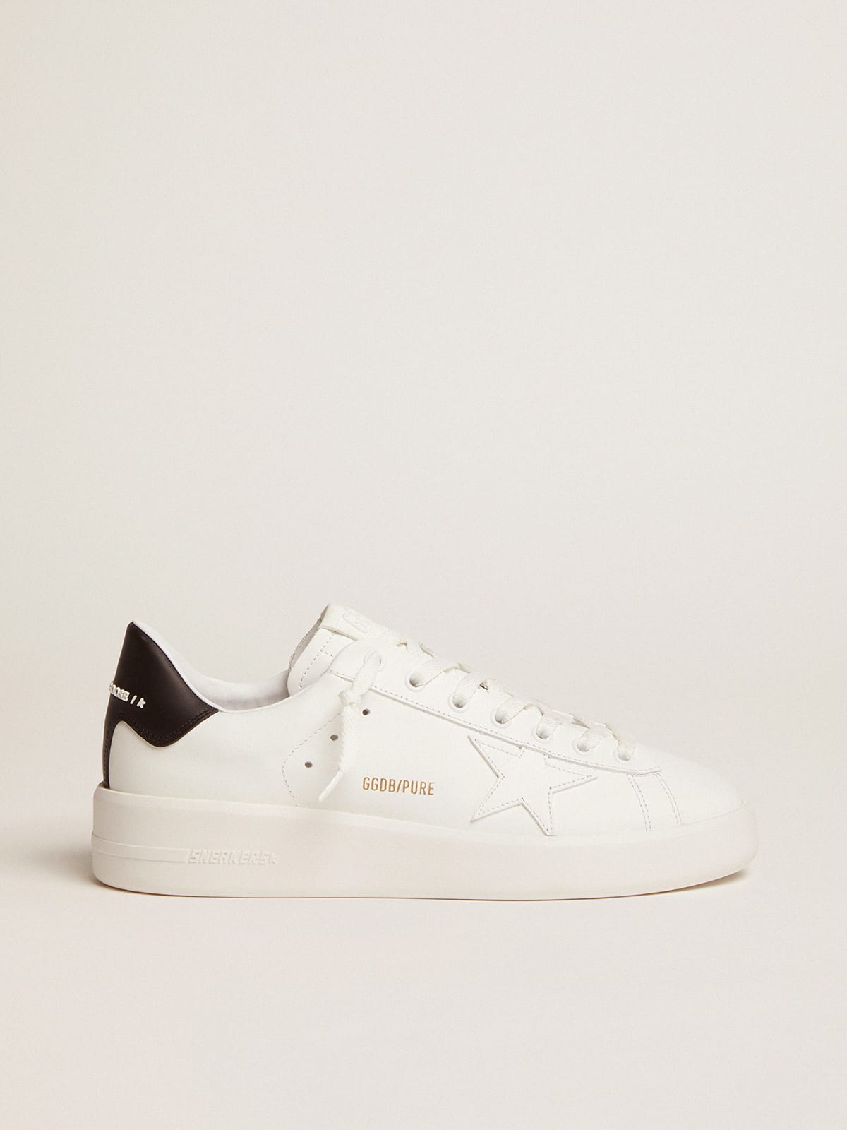 Golden Goose - Women's Purestar with black heel tab in 