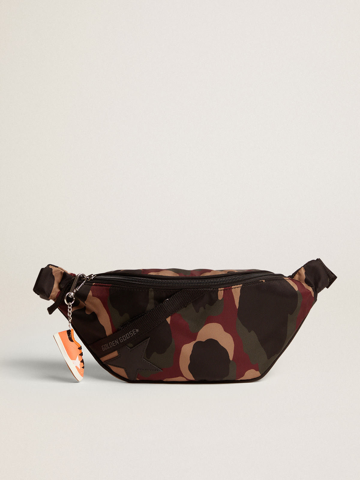 Golden Goose - Camouflage nylon Journey belt bag in 