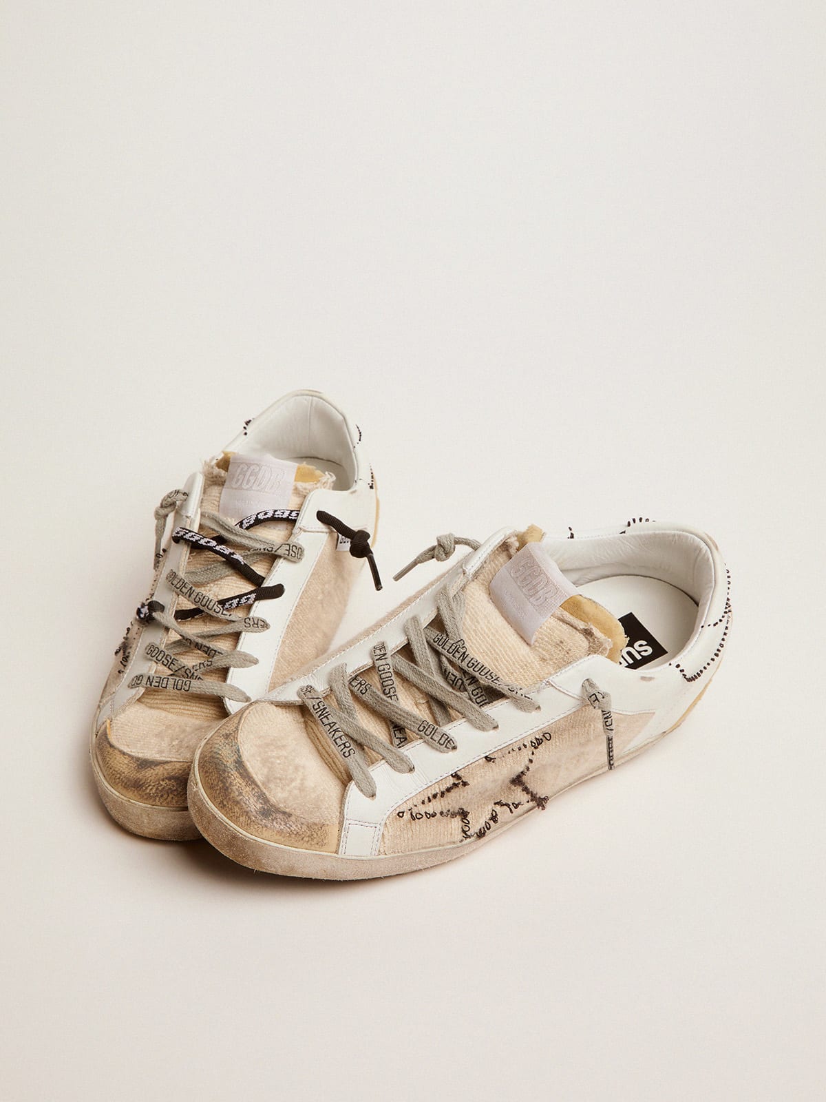 Golden goose superstar on sale beige