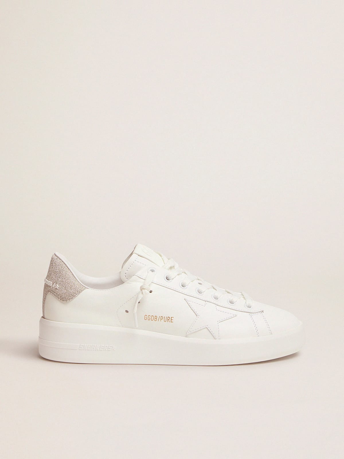 Golden goose sales white shoes