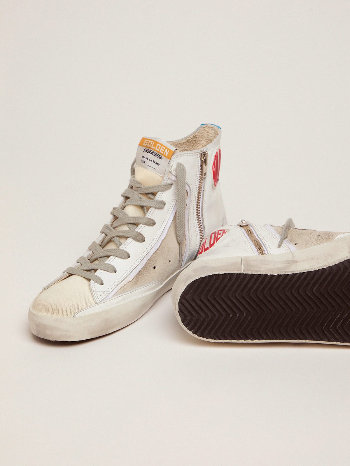 Golden Goose - Women's Limited Edition blue and white Francy sneakers in 