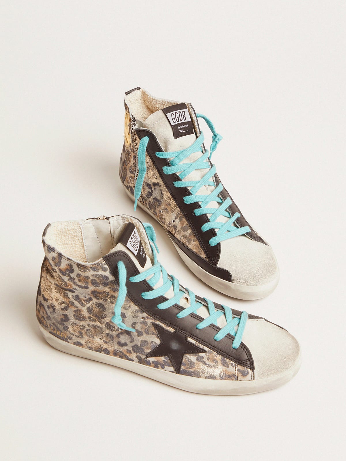 Lacets leopard best sale golden goose